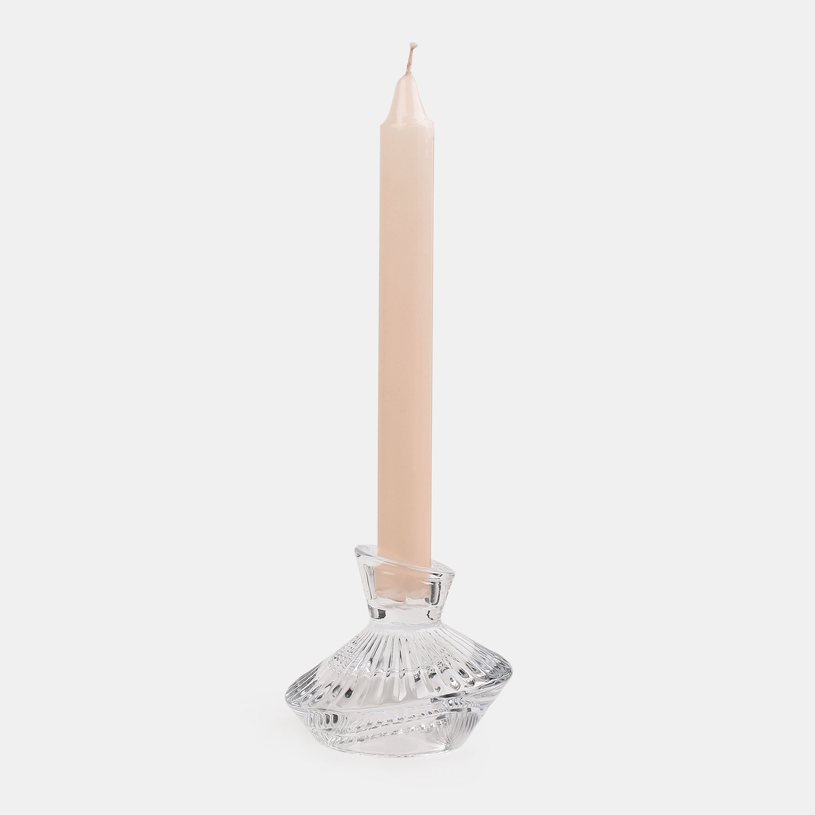 Подсвечник, 5 см, двусторонний, для тонкой и чайной свечи, стекло, Selene изображение № 5