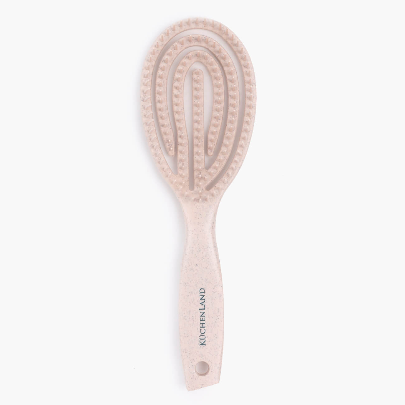 Расческа массажная для волос, 23 см, растительное волокно/полипропилен, бежевая, Zipo изображение № 1