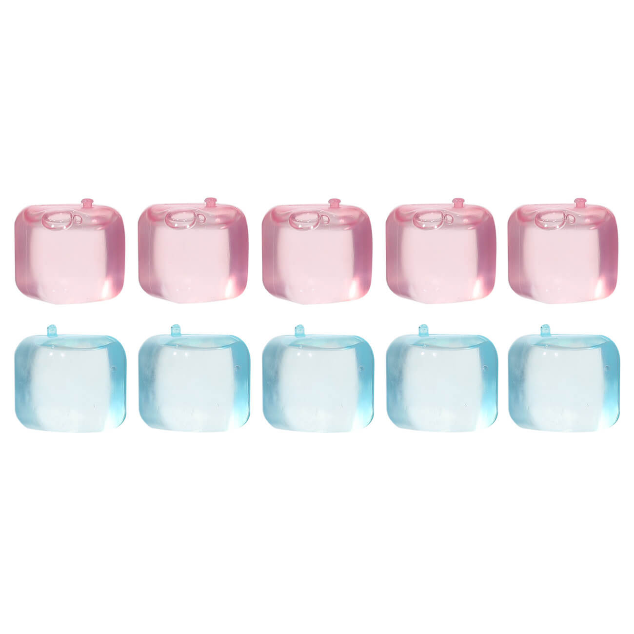 Набор кубиков для охлаждения напитков, 10 шт, пластик, розовый/голубой, Dolce Vita набор для творчества фреска магнит блестки песок раскраска минни маус