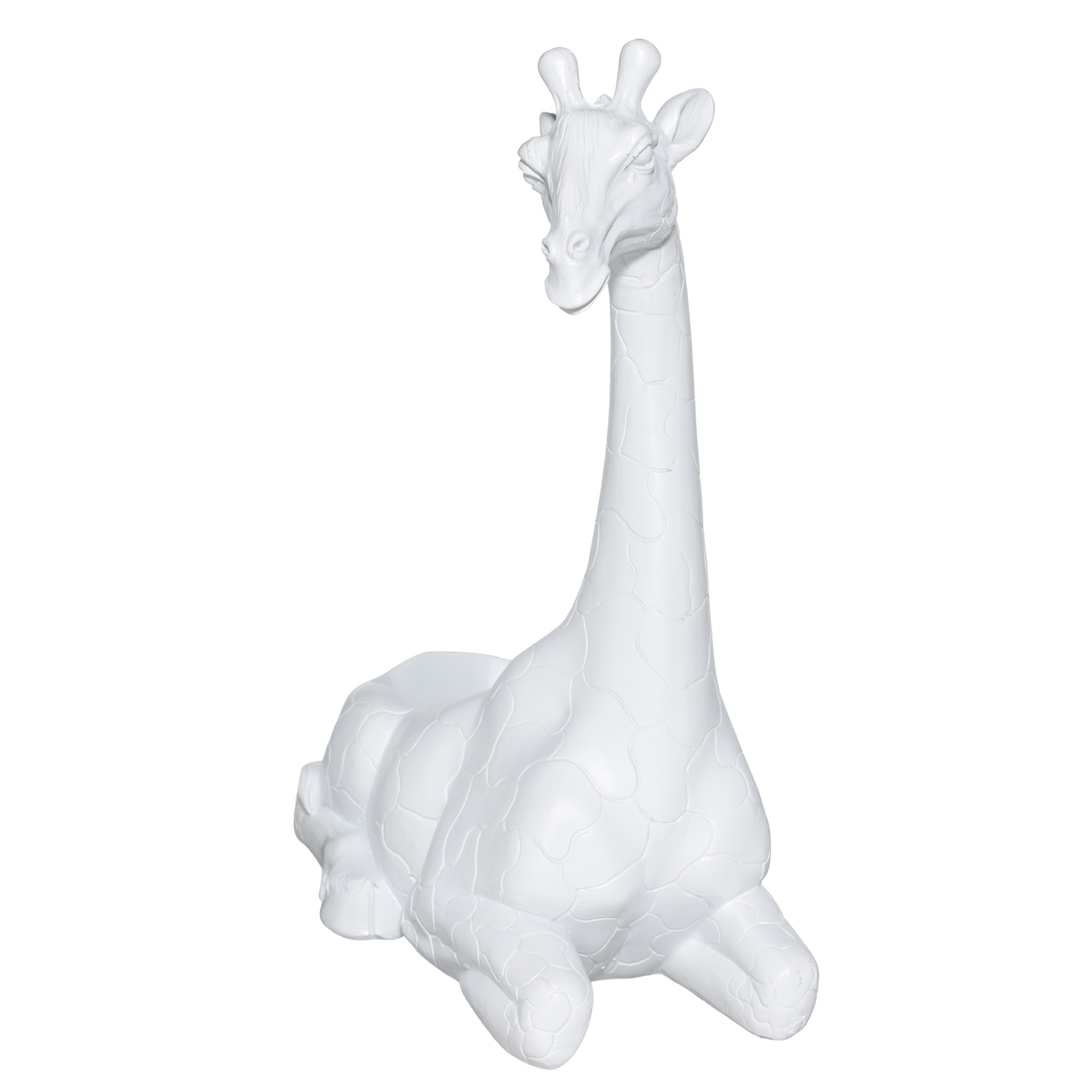 Конфетница, 28х24 см, полирезин, белая, Жираф, Giraffe изображение № 4