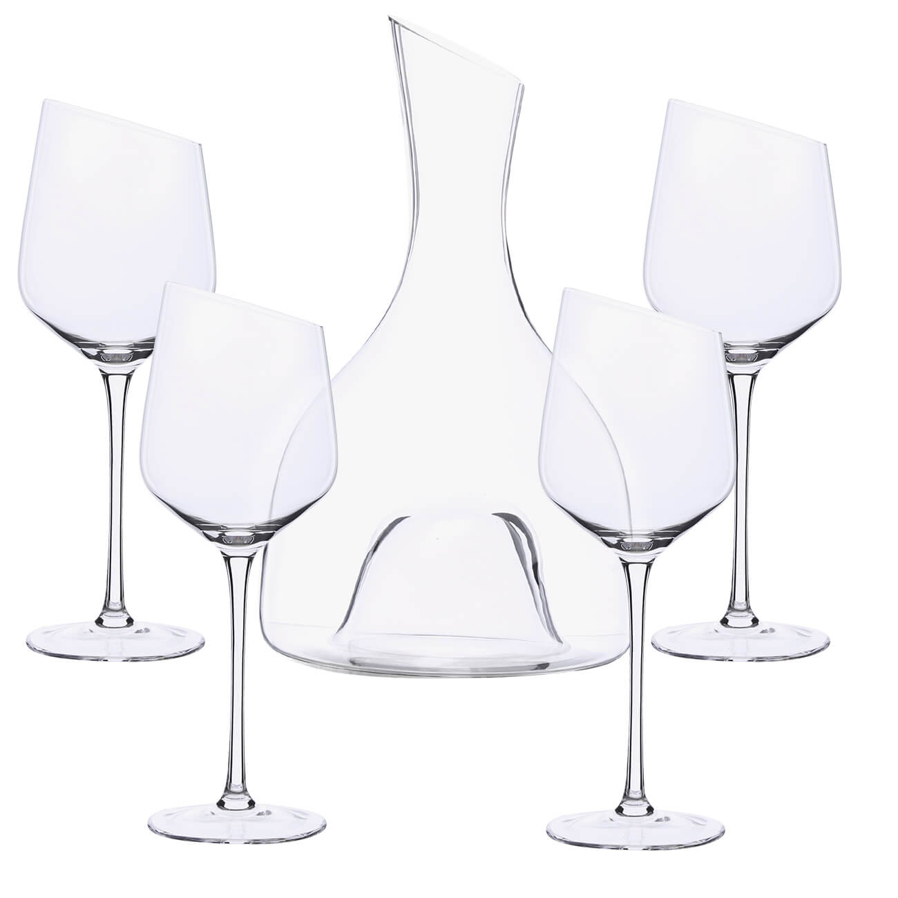 Набор для вина, 4 перс, 5 пр, с декантером, стекло, Charmant набор для вина 4 перс 5 пр с декантером стекло charmant