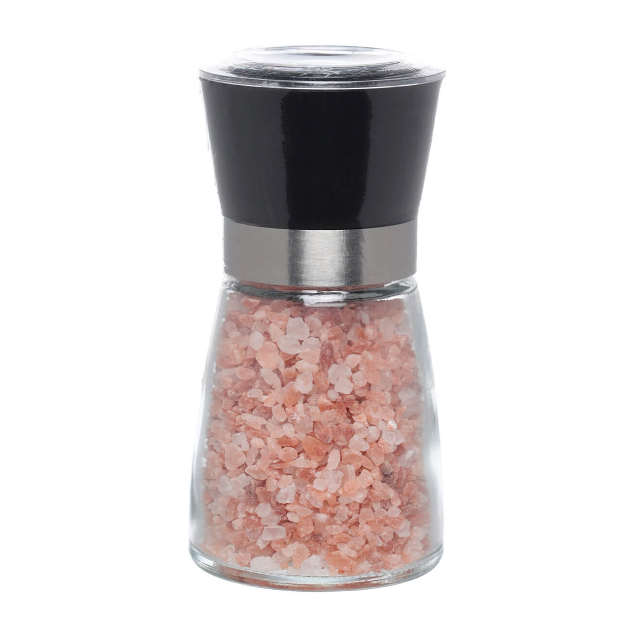 Мельница для специй 13 см, механическая, стекло, Розовая соль, Seasoning BBQ соль для ванн body slim с имбирем для снижения веса 1000 г