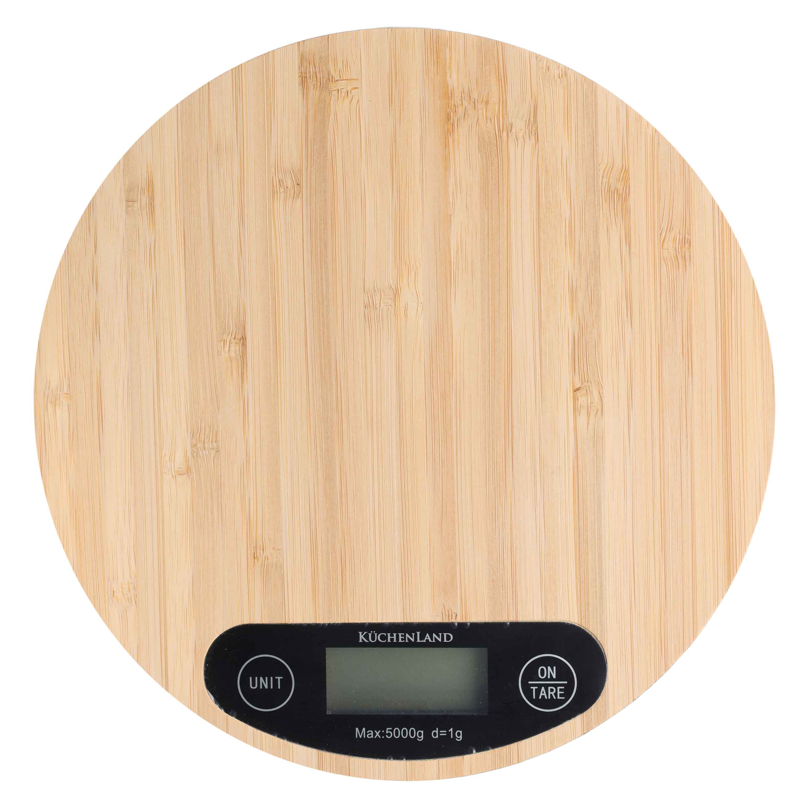 Весы кухонные, 20 см, электронные, бамбук, Bamboo изображение № 2