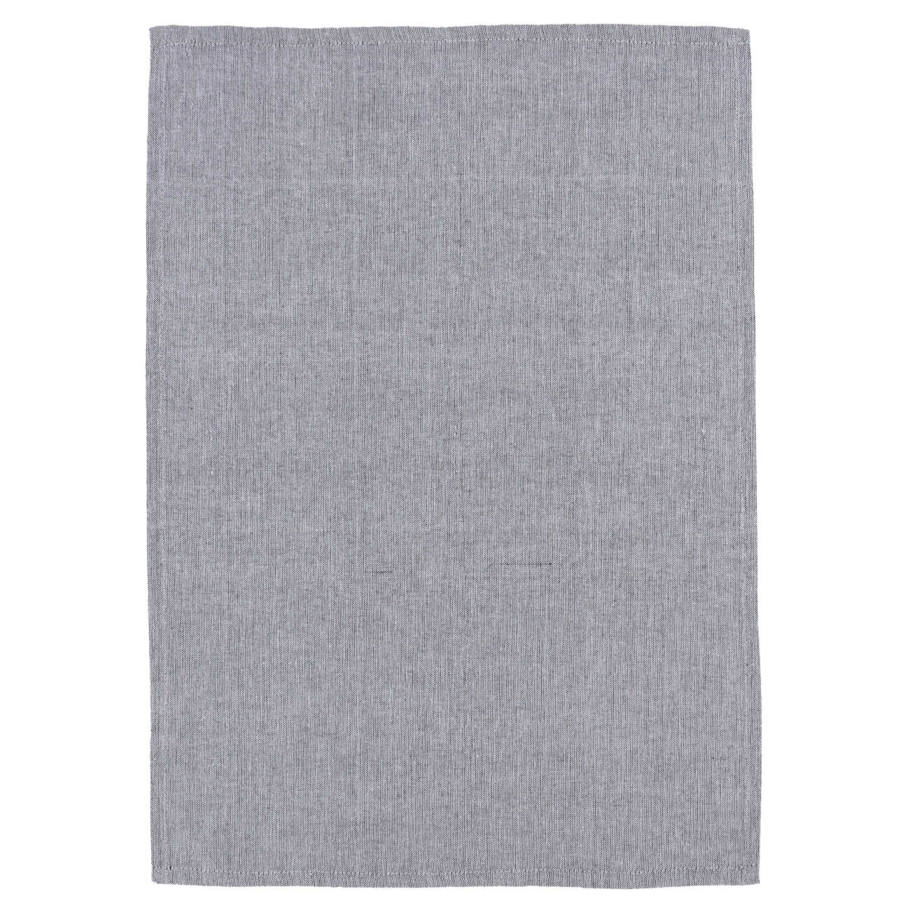 Полотенце кухонное, 40х60 см, хлопок, серый меланж, Melange grey