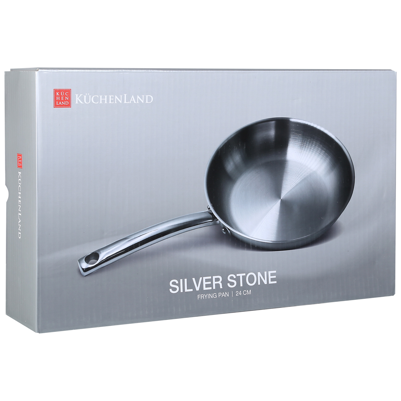 Сковорода, 24 см, сталь, Silver Stone