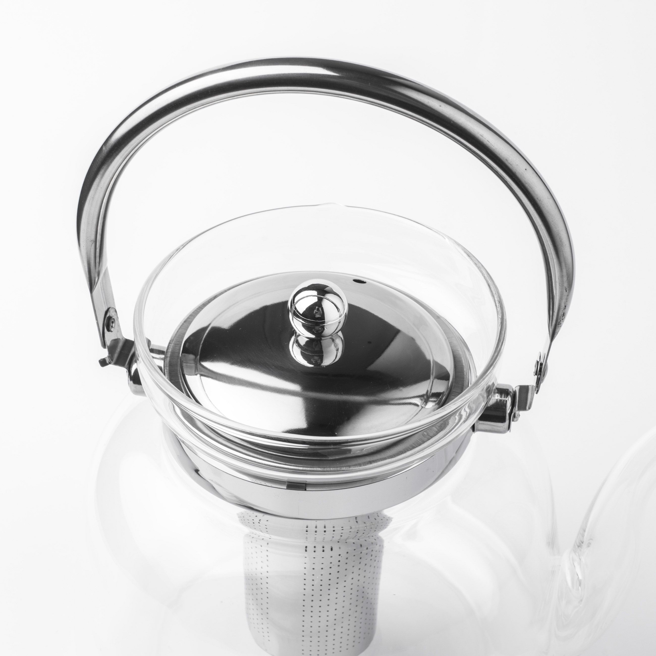 Чайник, 2,8 л, с ситом для заваривания, стекло Б/сталь, Classic изображение № 4