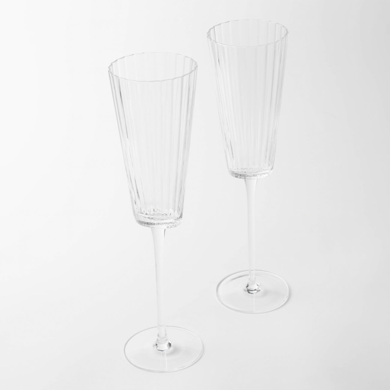 Бокал для шампанского, 230 мл, 2 шт, стекло, Palagoni R изображение № 2