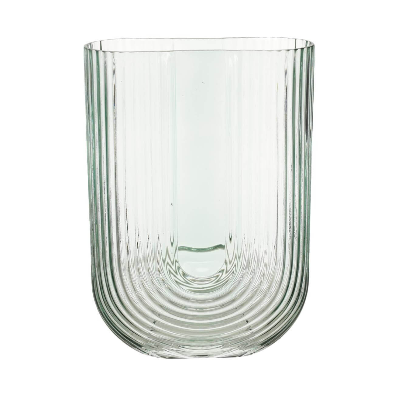 ваза margaret стекло прозрачно зеленая 19 см Ваза для цветов, 23 см, стекло, зеленая, Арка, Arch