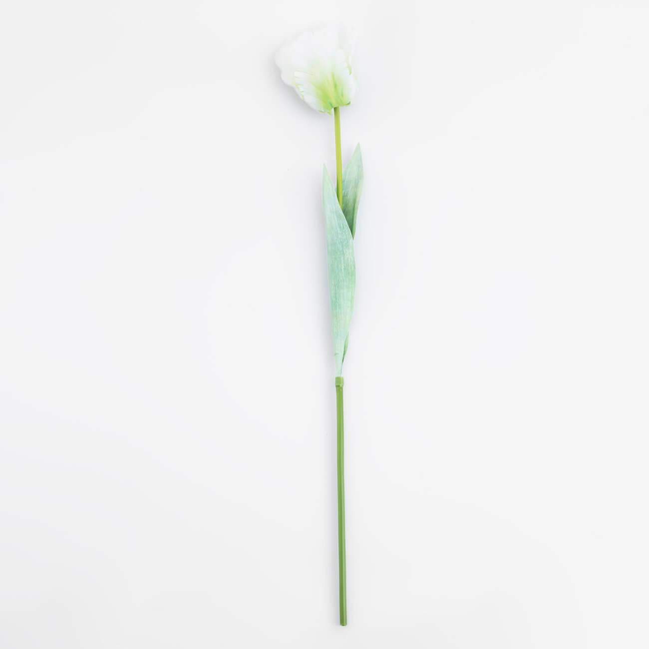 Цветок искусственный, 68 см, пластик/бумага, белый, Тюльпан, Tulip garden сорочка чудесный цветок