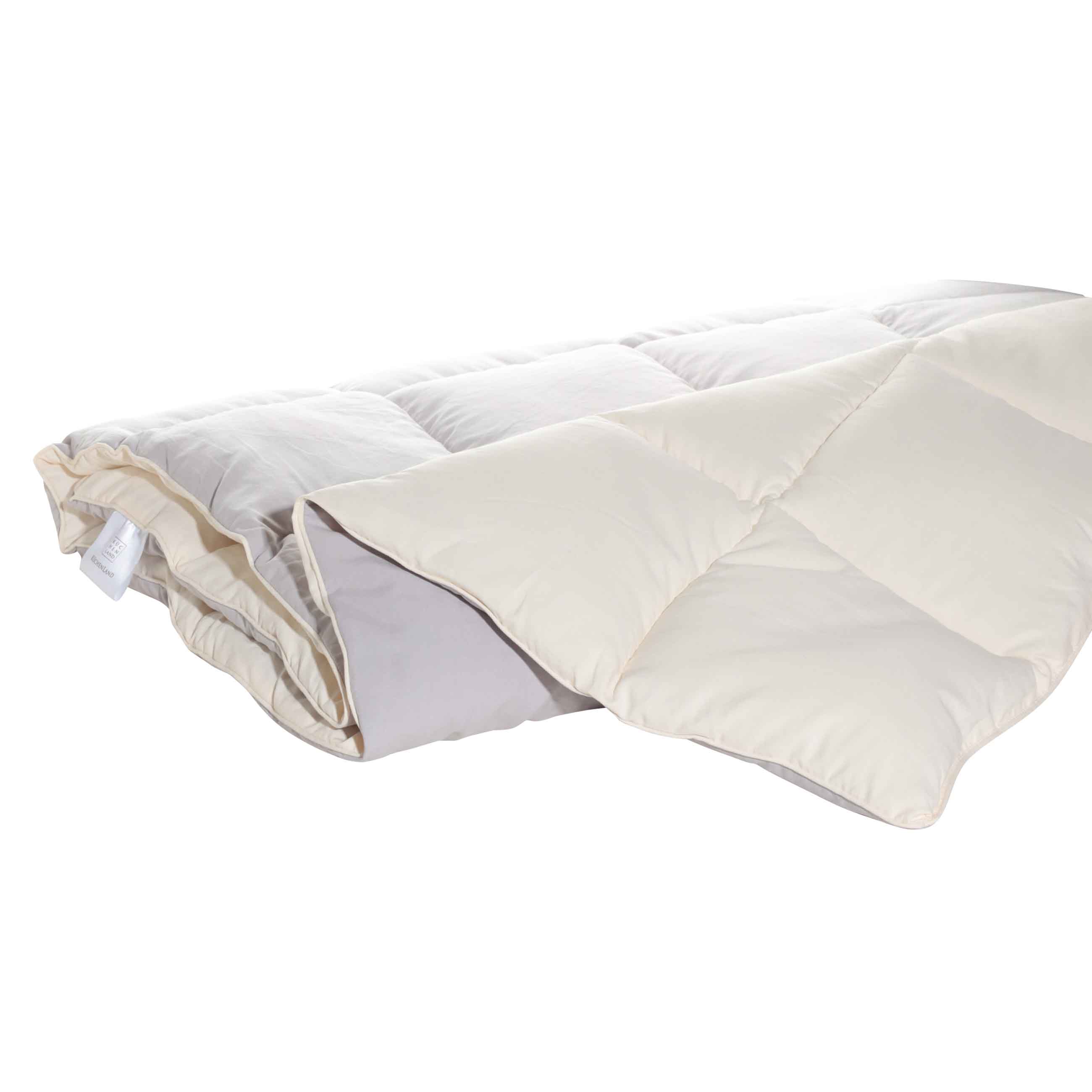 Одеяло, 200х220 см, микрофибра/холлофайбер, бежевое/молочное, Hollow fiber изображение № 2