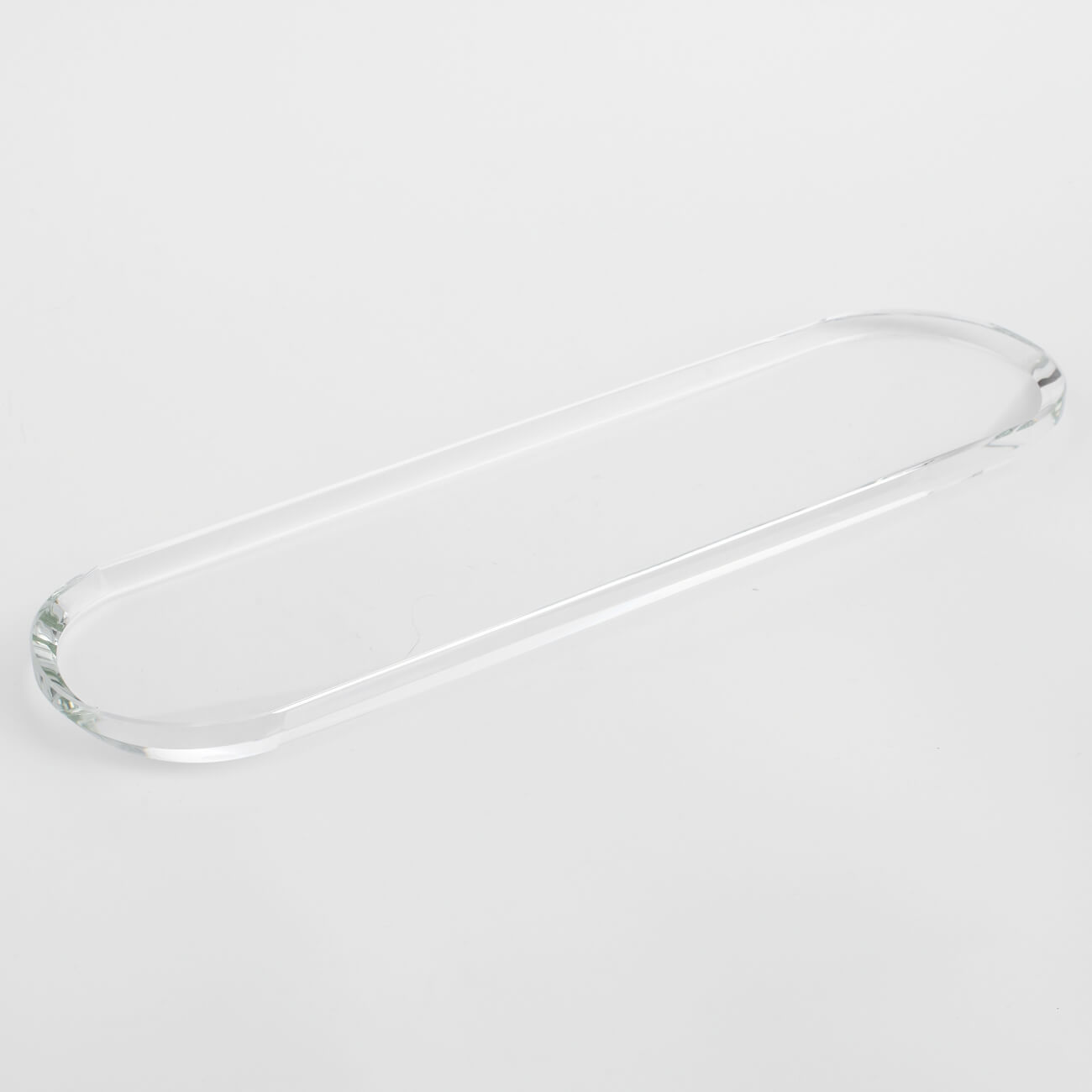 Поднос для ванной, 40х11 см, стекло, Lux crystal - фото 1
