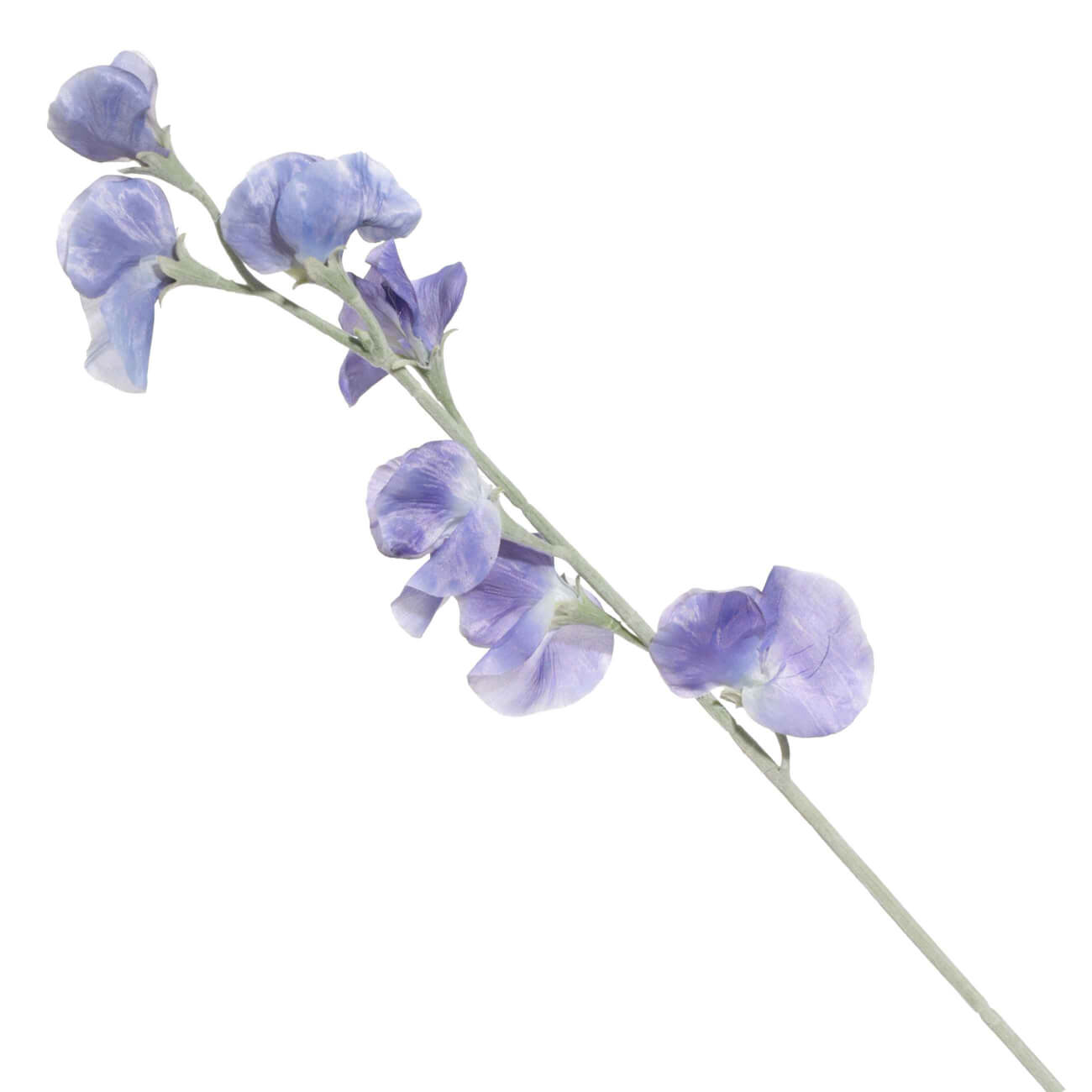 букет искусственный 42 см пластик полиуретан ландыши may lily Цветок искусственный, 60 см, полиуретан/пластик, Душистый горошек, Meadow