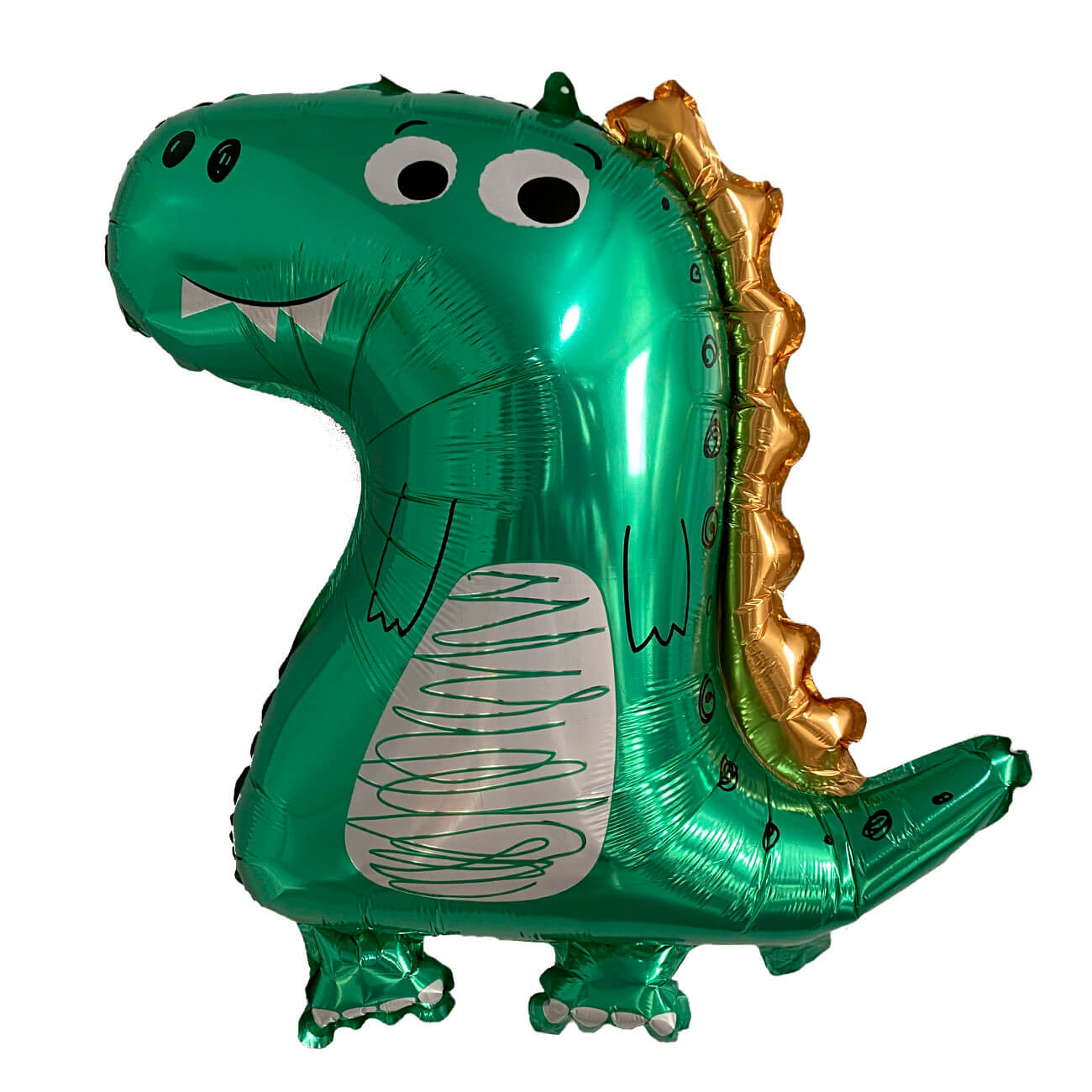 Шар воздушный, 70х59 см, фольга, зеленый, Динозавр, Dino шар воздушный 70х59 см фольга зеленый динозавр dino