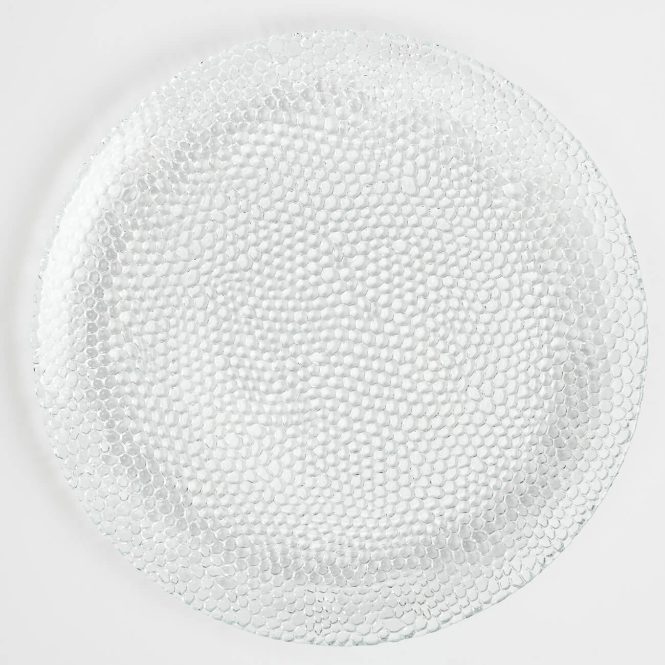 Тарелка обеденная, 28 см, стекло, перламутр, Капли, Grain polar - фото 1