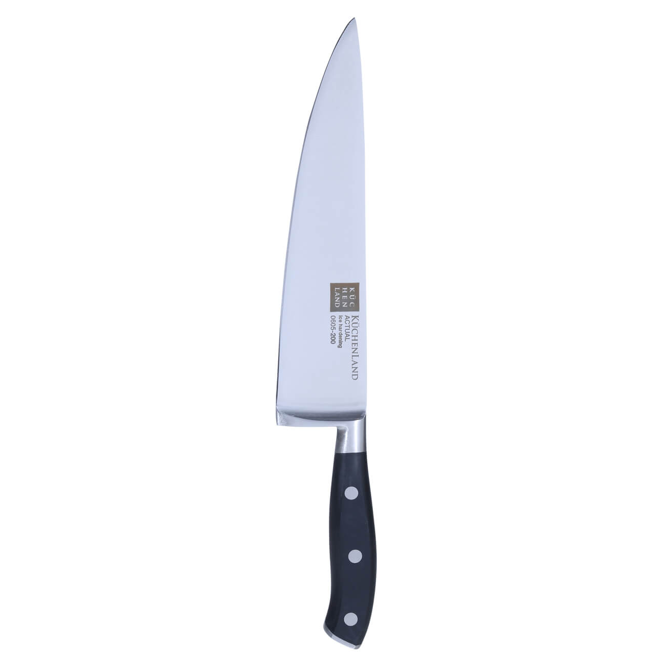 Нож поварской, 20 см, сталь/пластик, Actual поварской нож mayer