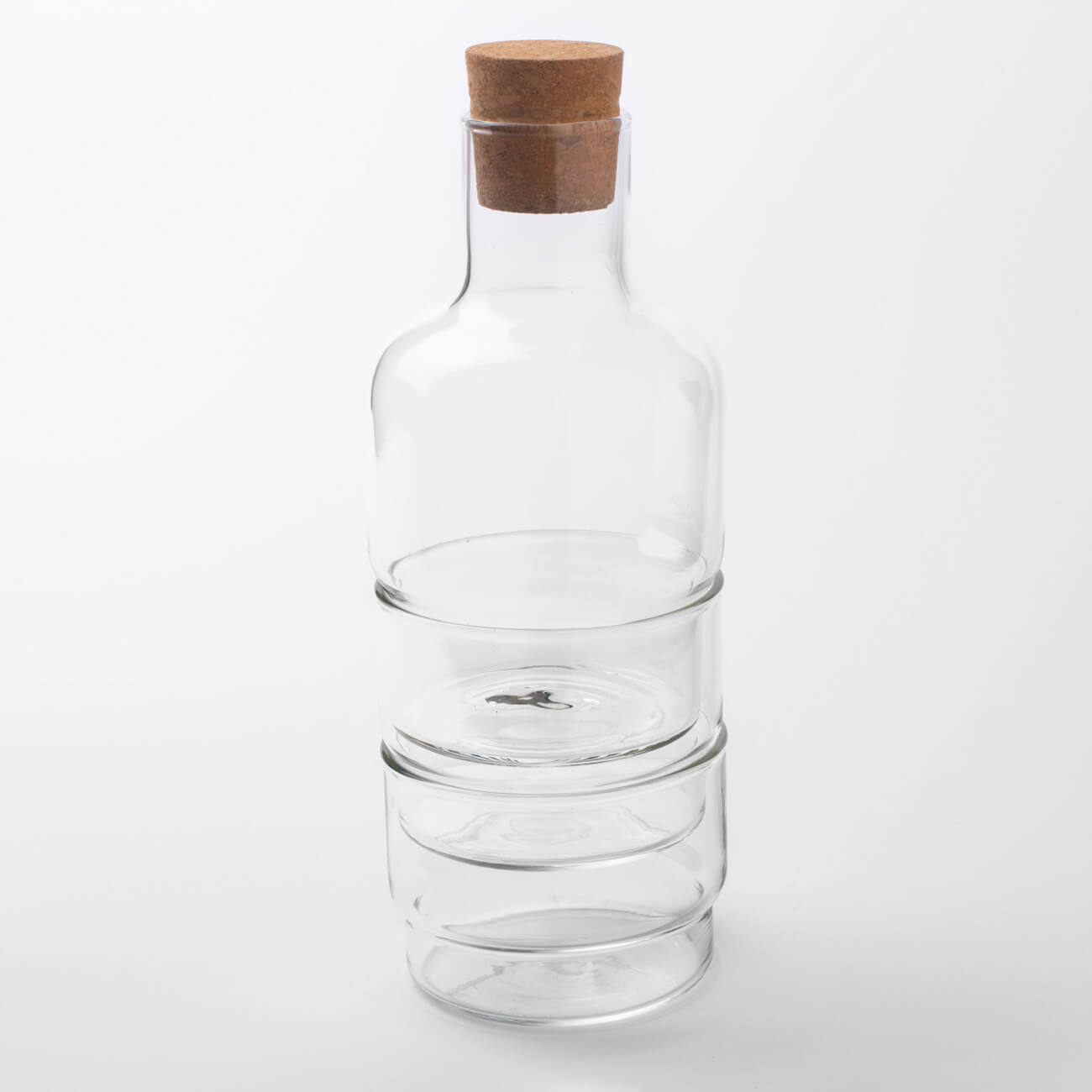 Набор для виски, 2 перс, 3 пр, графин/стаканы, стекло Б/пробка, Clear cork набор для виски rcr cristalleria italiana combo 3 предмета