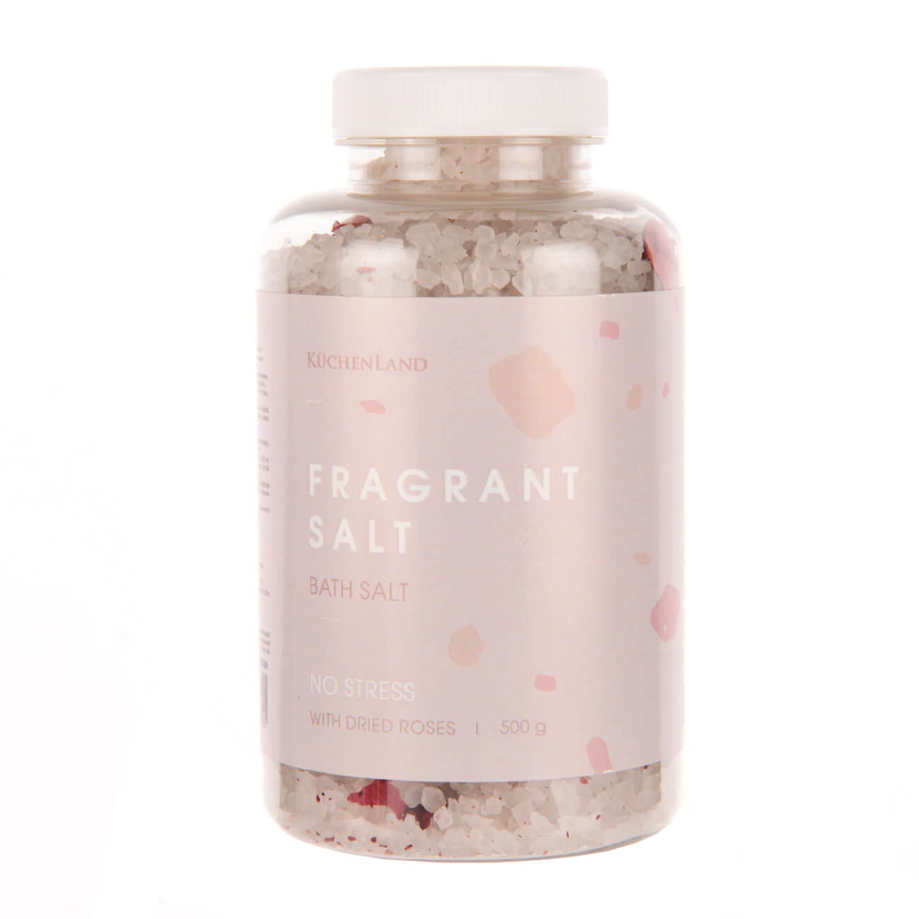 Соль для ванны, 500 гр, питательная, с сухоцветами роз, Роза, Антистресс, Fragrant salt брелок антистресс