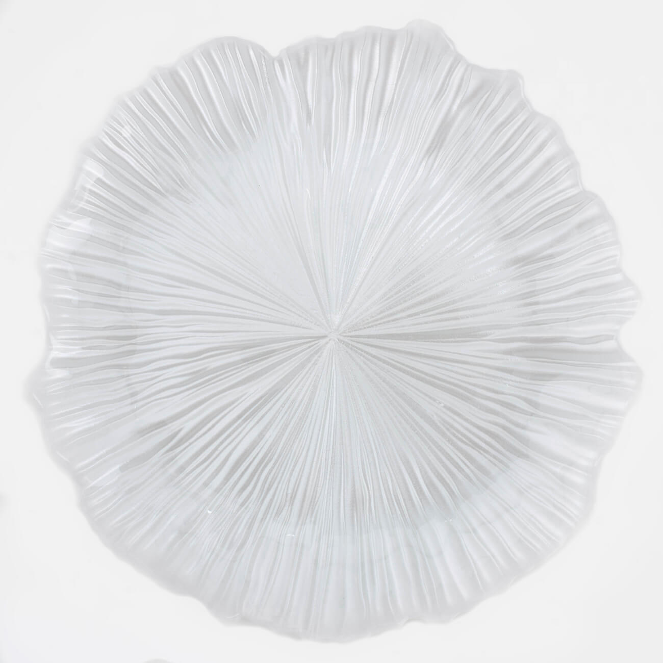 Тарелка обеденная, 28 см, стекло Р, белая, Verge тарелка обеденная стекло 26 см круглая icy turquoise luminarc v0088