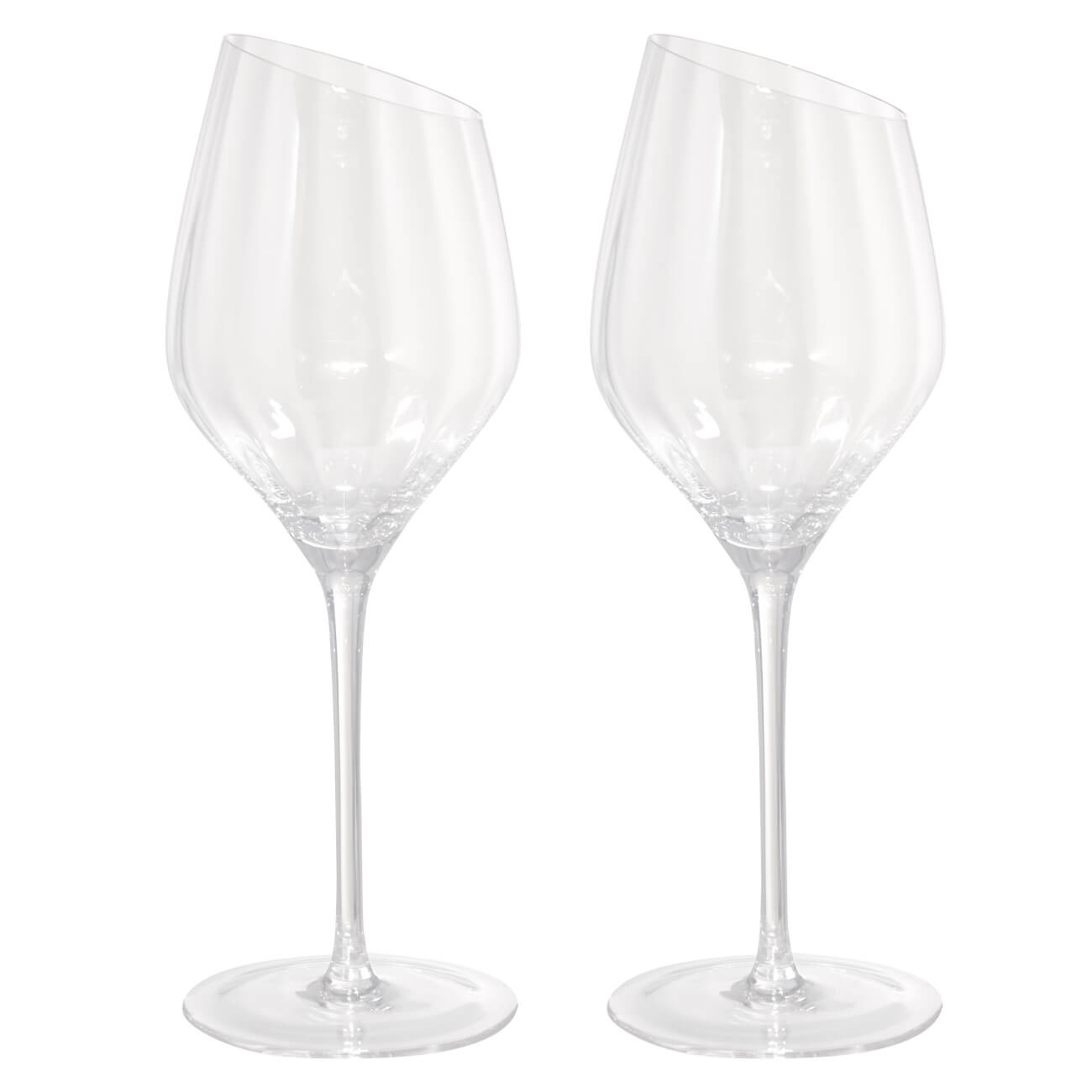 Бокал для белого вина, 460 мл, 2 шт, стекло, перламутр, Charm R polar изображение № 1