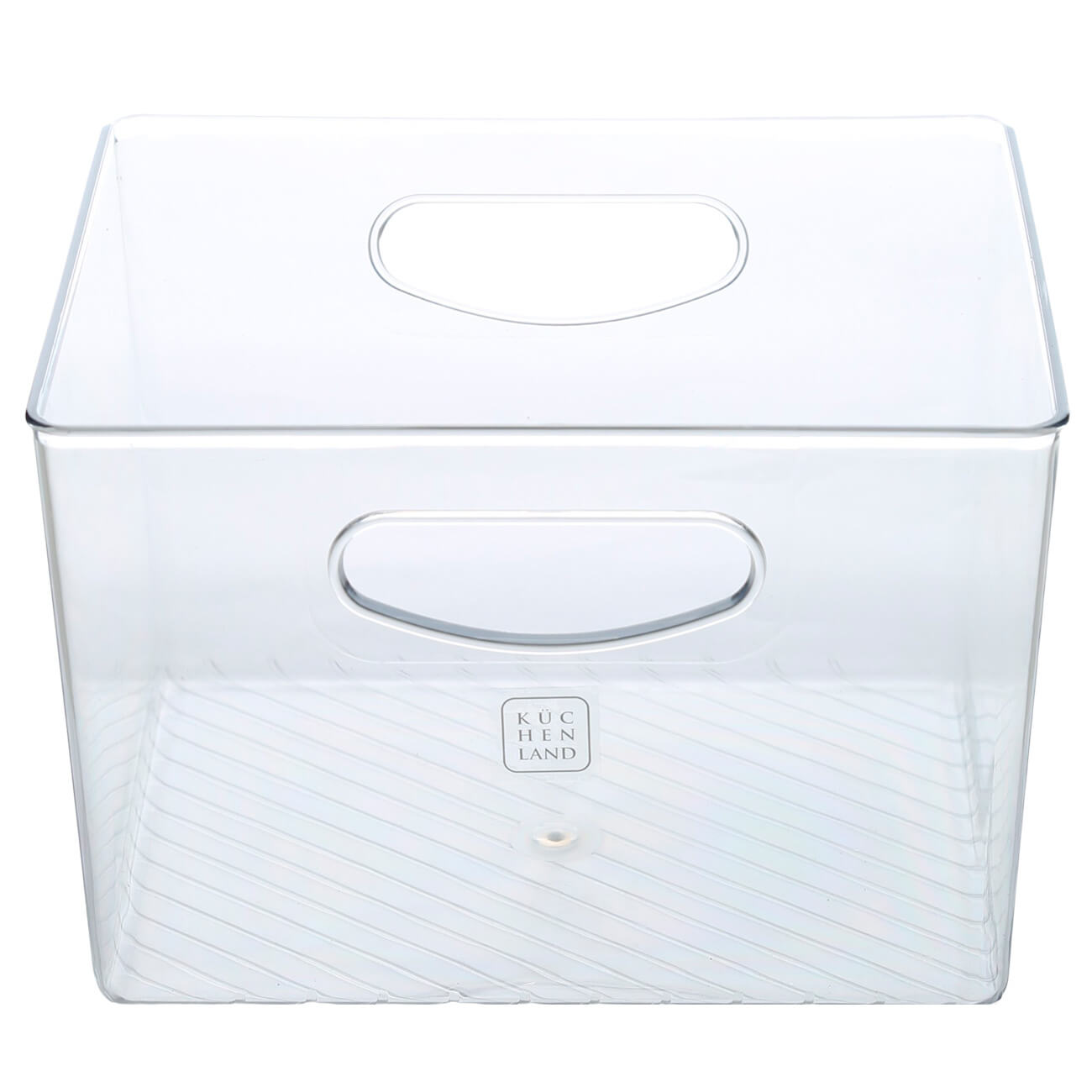 Ящик-органайзер для холодильника, 23х19 см, акрил, Basic ящик органайзер dexter ld fs003 365x225x250 мм алюминий двп цвет серебро