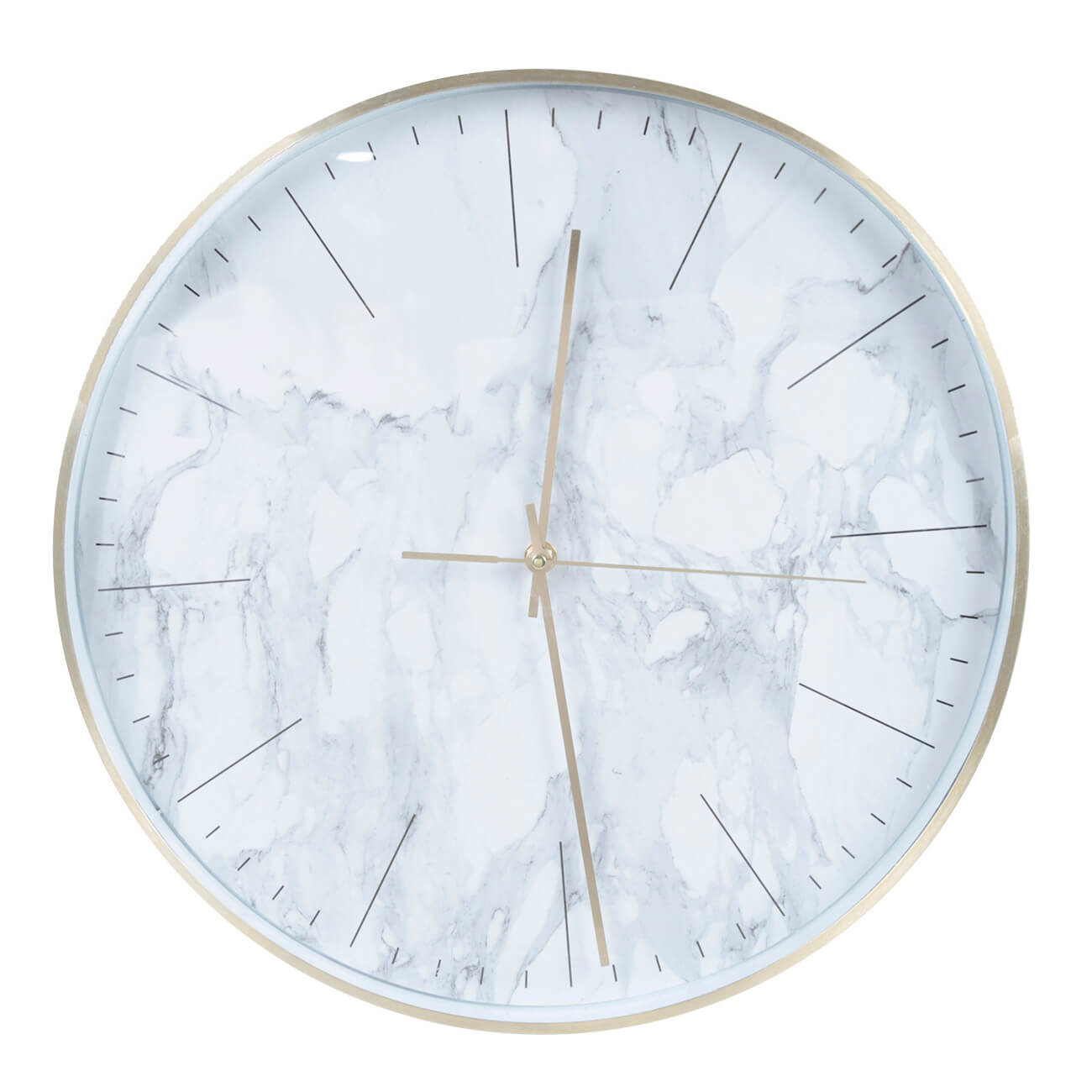 Часы настенные, 40 см, пластик/стекло, круглые, белые, Мрамор, Maniera часы настенные 40 см пластик стекло круглые белые мрамор maniera