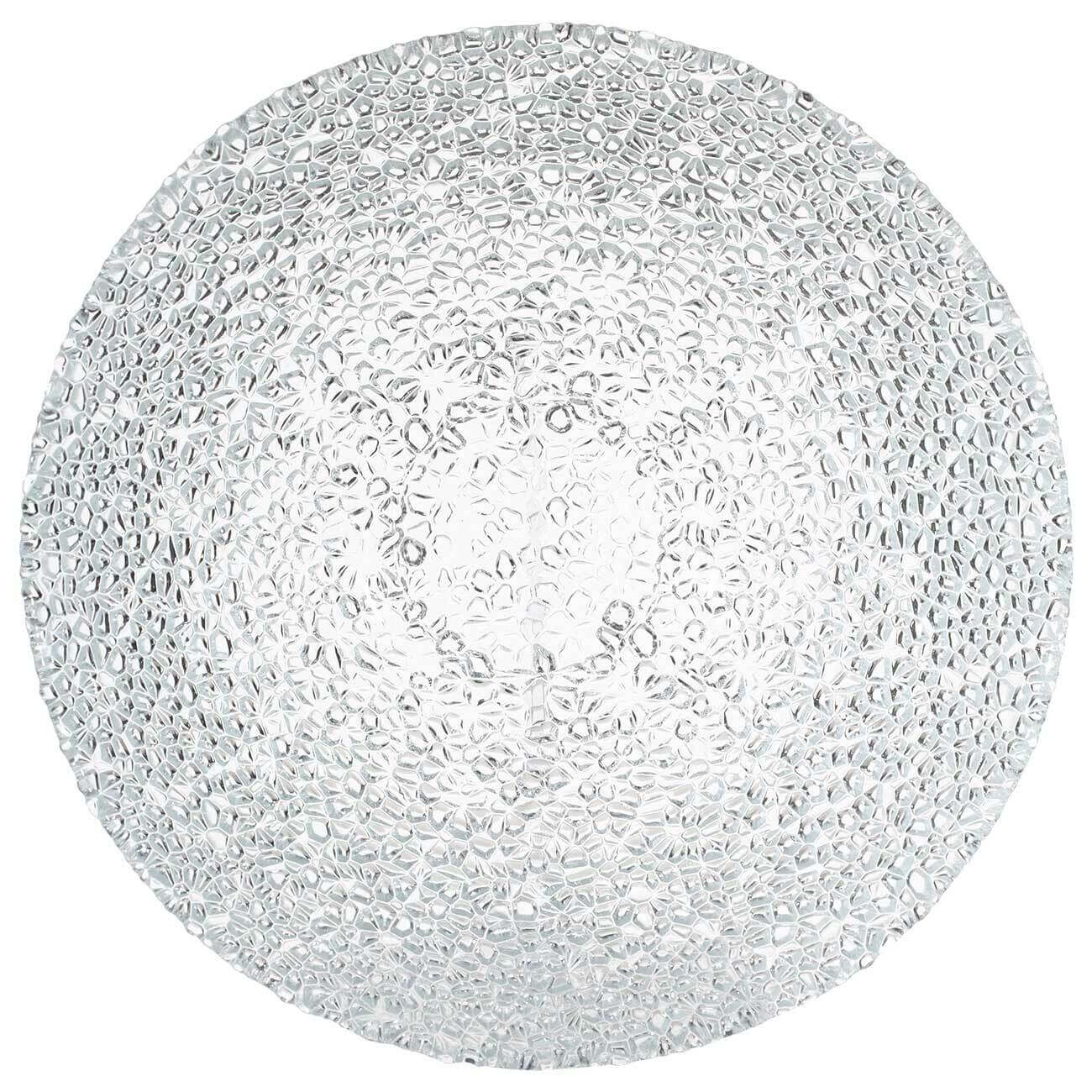 Тарелка обеденная, 28 см, стекло, Grain тарелка обеденная стекло 26 см круглая icy turquoise luminarc v0088
