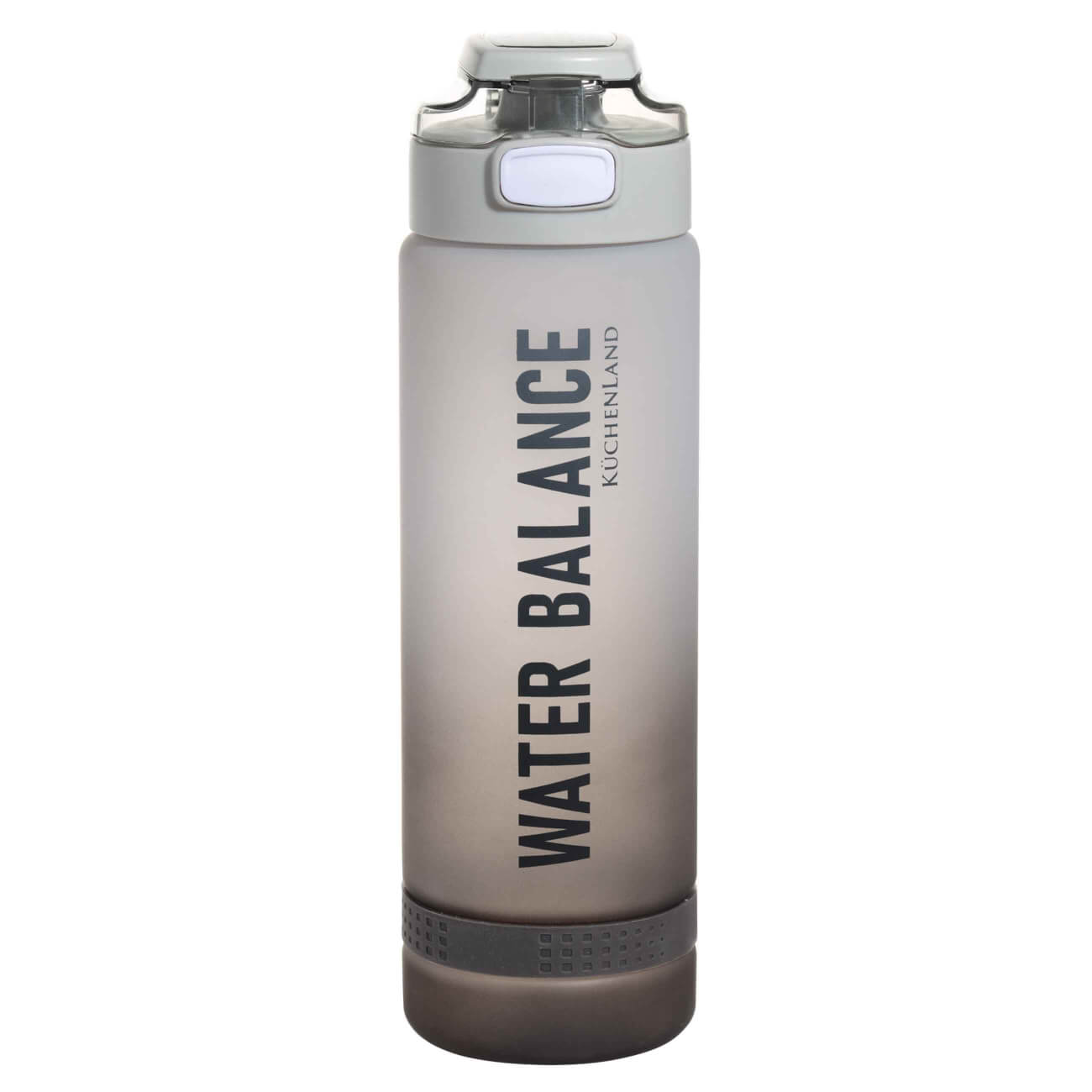 Бутылка для воды, 1 л, пластик/силикон, серая, Water balance, Sport бутылка для воды спорт 750 мл