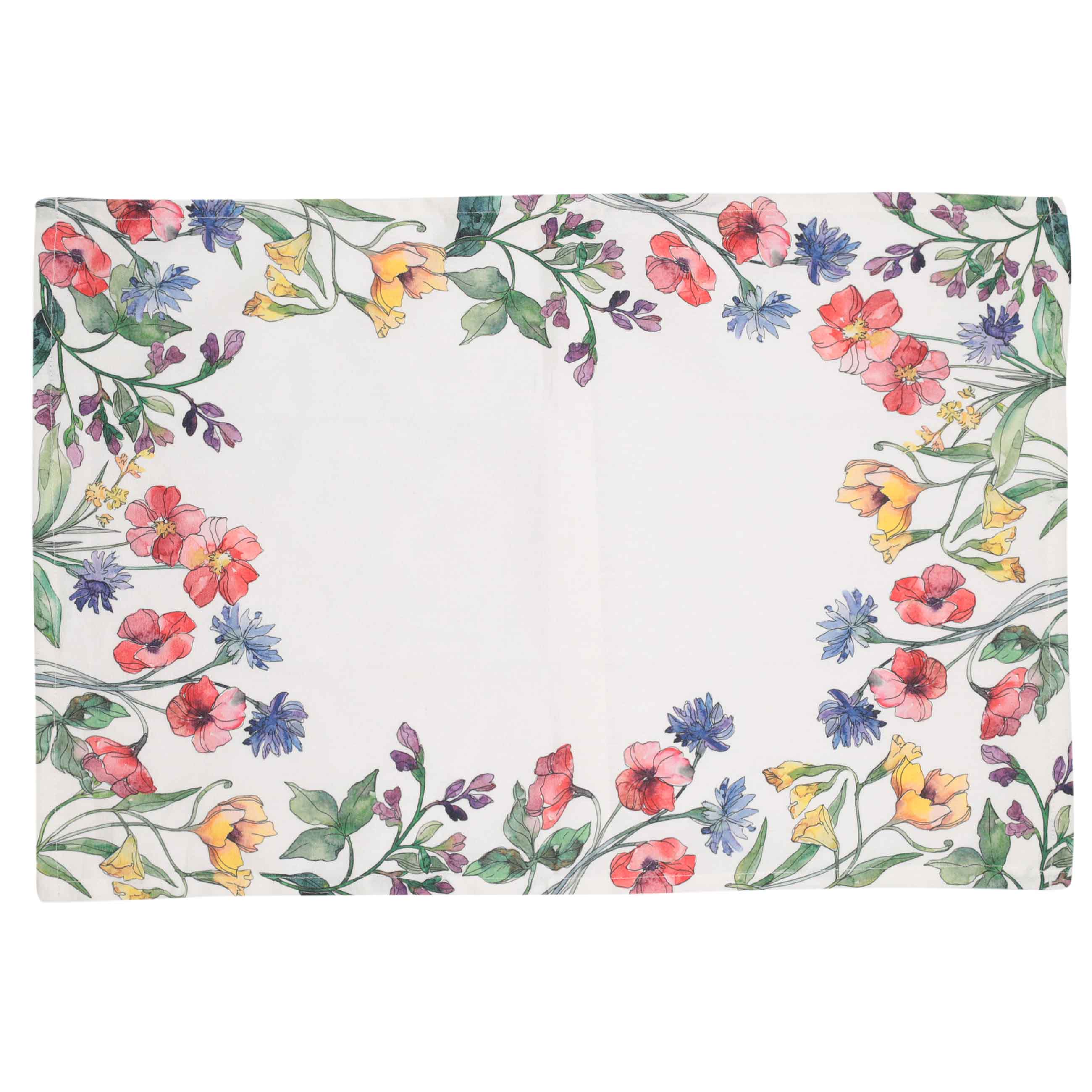 Полотенце кухонное, 40х60 см, 2 шт, хлопок, белое/лиловое, Цветы, Bloome изображение № 5
