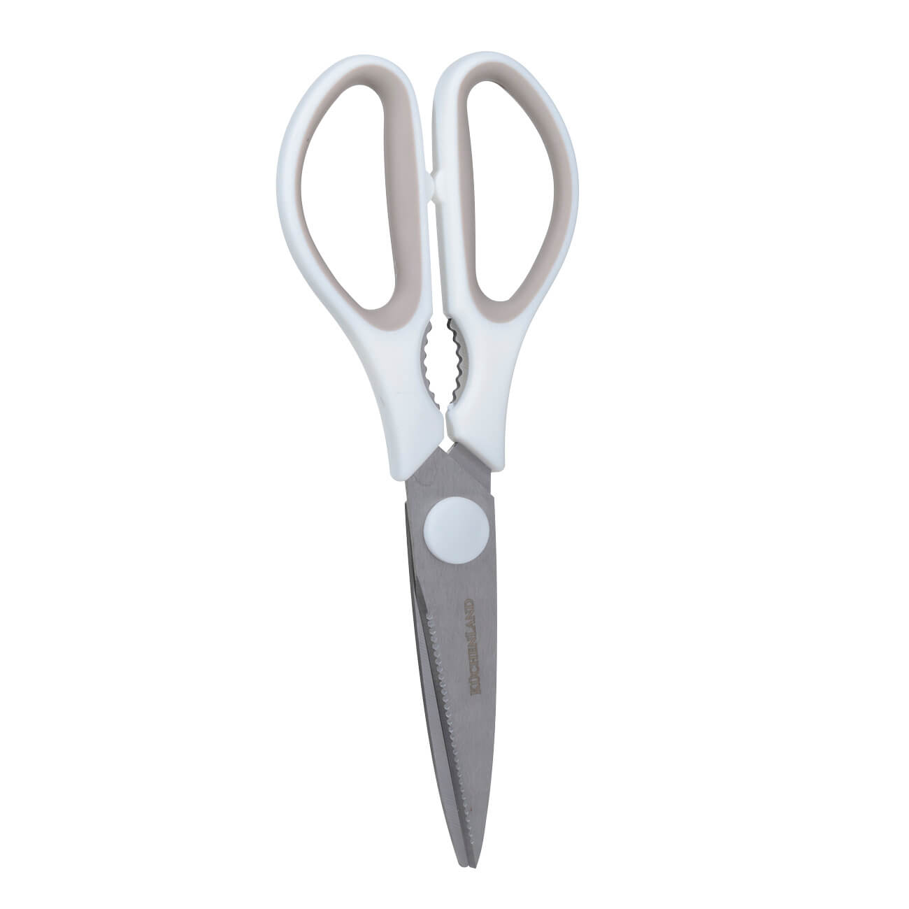 Ножницы кухонные, 21 см, сталь/пластик, кремовые, Assist кухонные ножницы huohou hu0068 powerful kitchen scissors