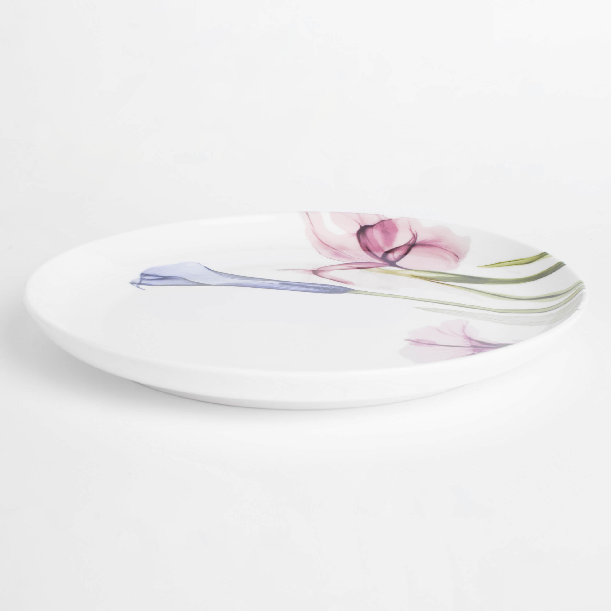Тарелка обеденная, 27 см, фарфор N, белая, Пастельные цветы, Pastel flowers изображение № 3