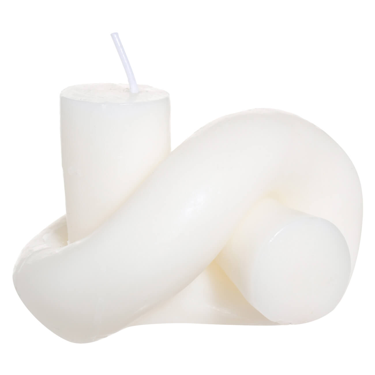 Свеча, 6 см, белая, Узел, Knot свеча ароматизированная святой георгий кофейно белая 17 см