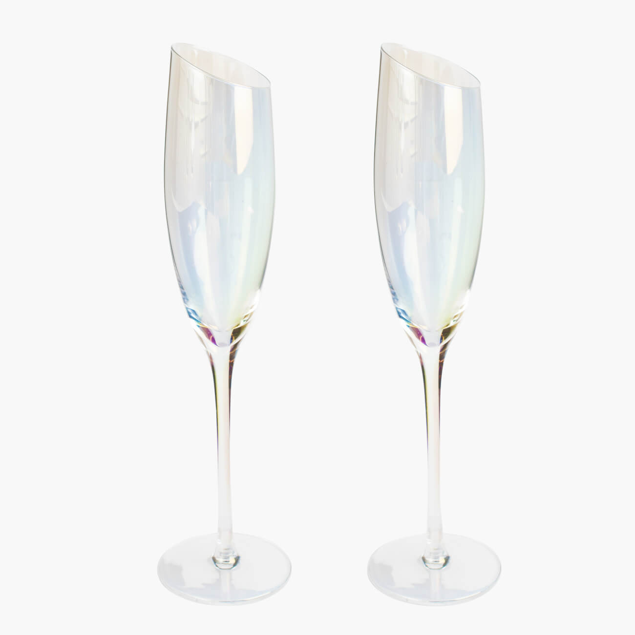 Бокал для шампанского, 180 мл, 4 шт, стекло, перламутр, Charm L polar бокал для белого вина 460 мл 4 шт charm l