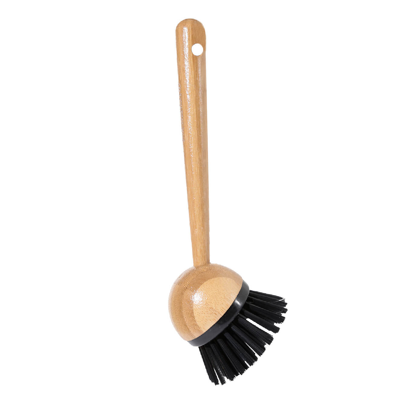 Щетка для уборки, 21 см, пластик/бамбук, черная, Black clean щетка зубная бамбук черная щетина eco life