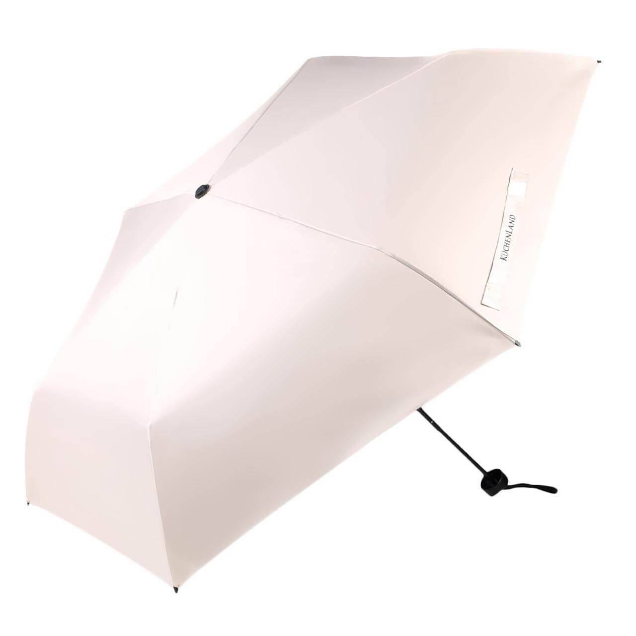 Зонт, 52 см, складной, двусторонний, эпонж, бежево-черный, Rainy day двусторонний водный точильный камень для заточки ножей urm