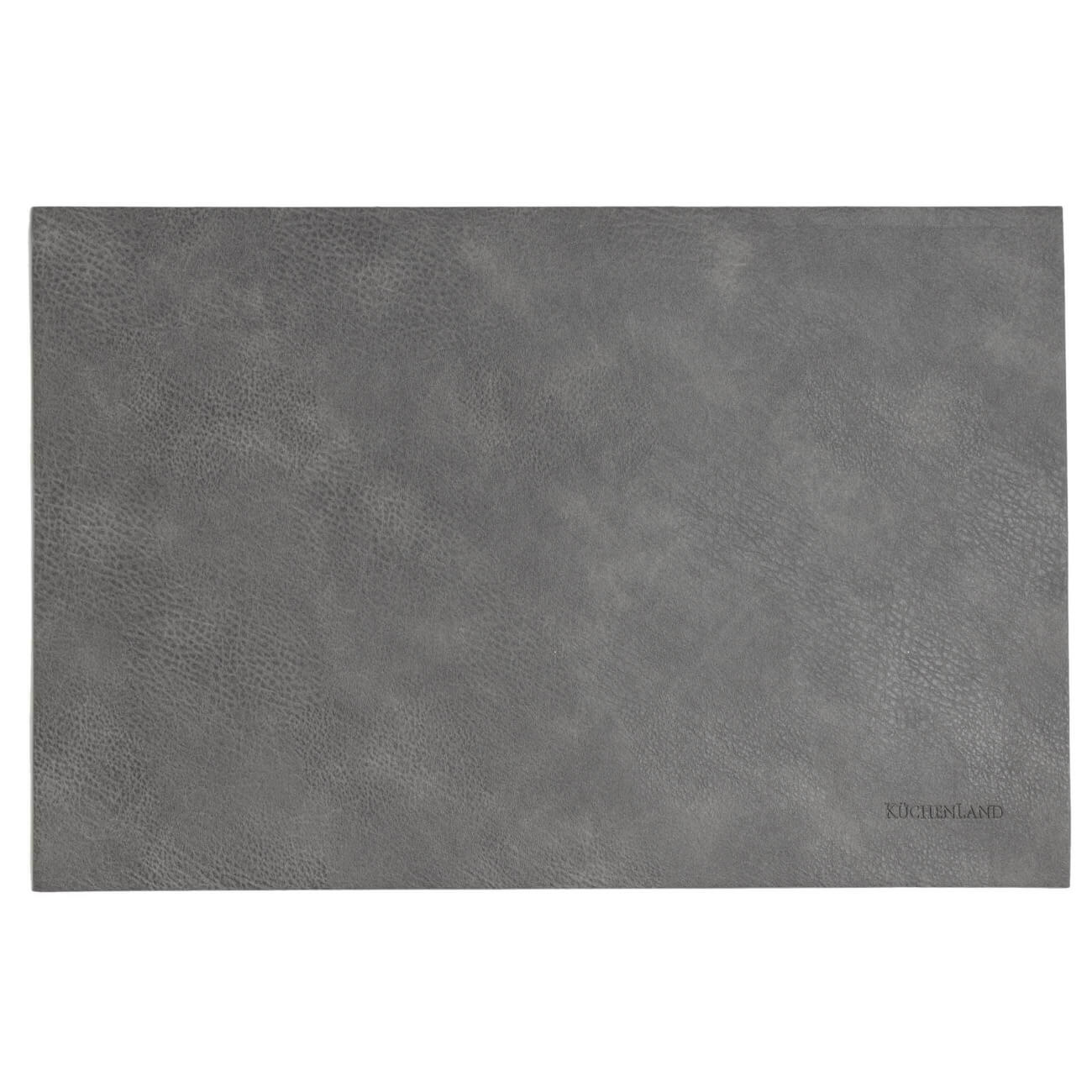 Салфетка под приборы, 30х45 см, ПВХ, прямоугольная, темно-серая, Rock изображение № 1