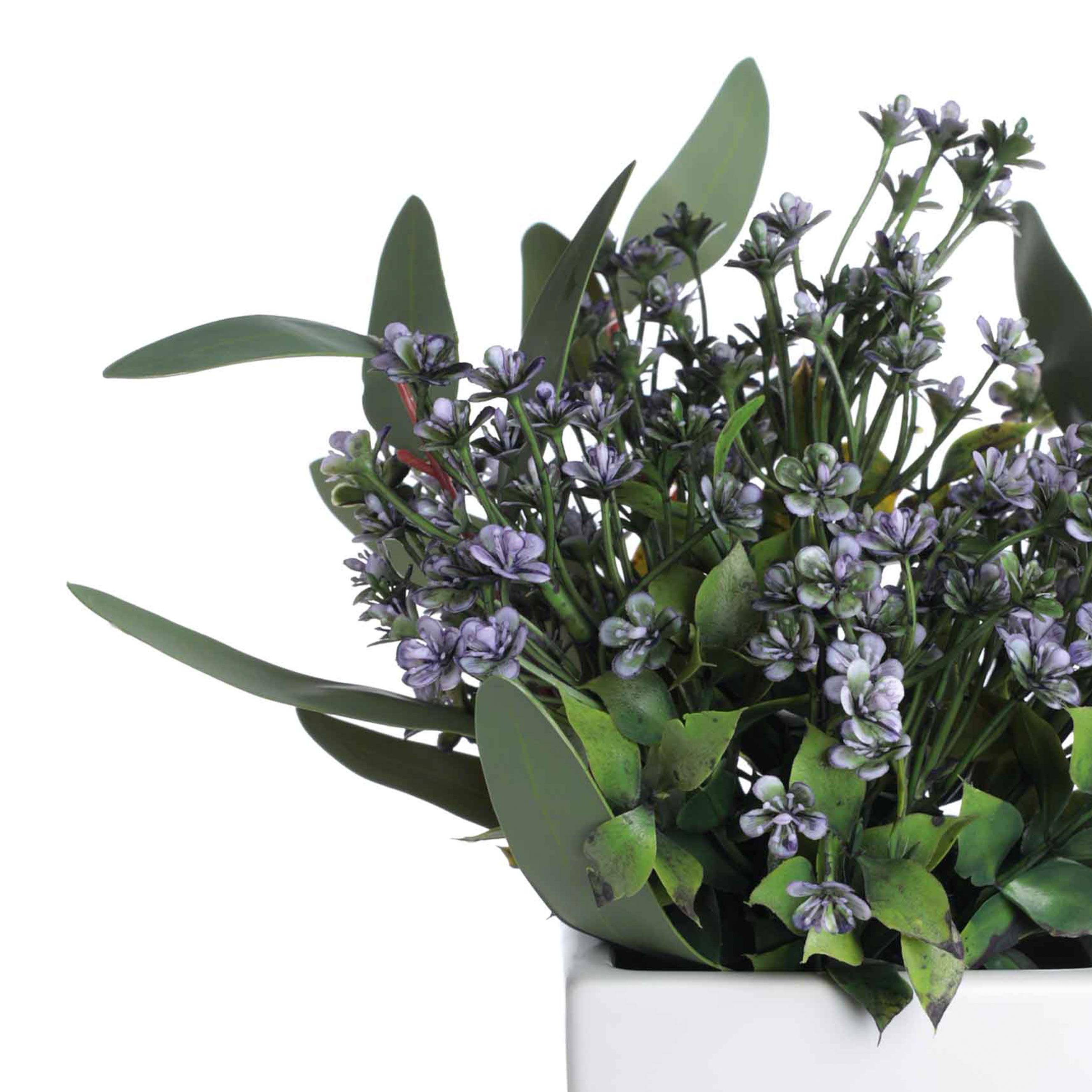 Растение искусственное, 27 см, в горшке, пластик/ПВХ, Фиолетовые цветы, Pot garden изображение № 3