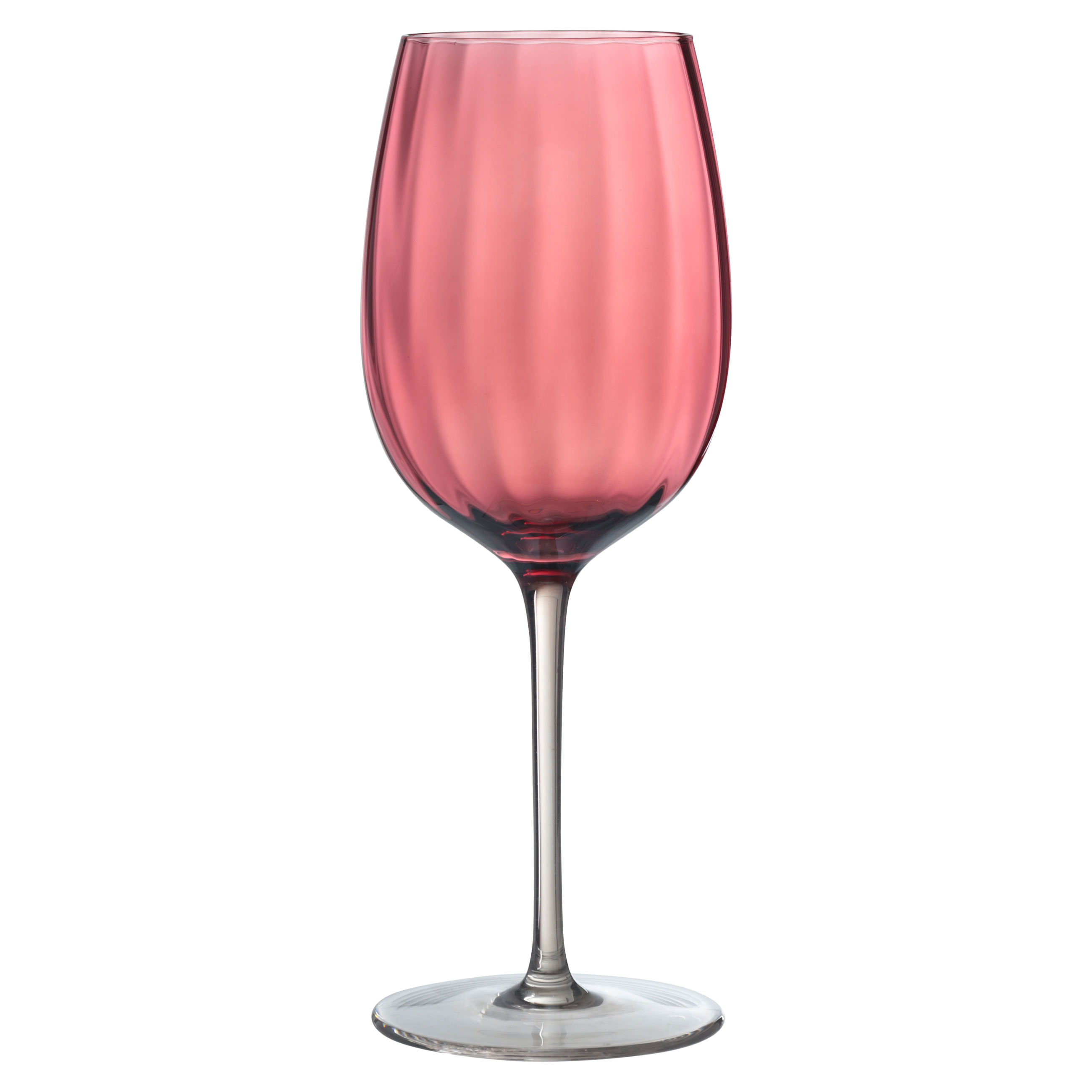 Бокал для вина, 470 мл, 2 шт, стекло, бордовый, Filo R color