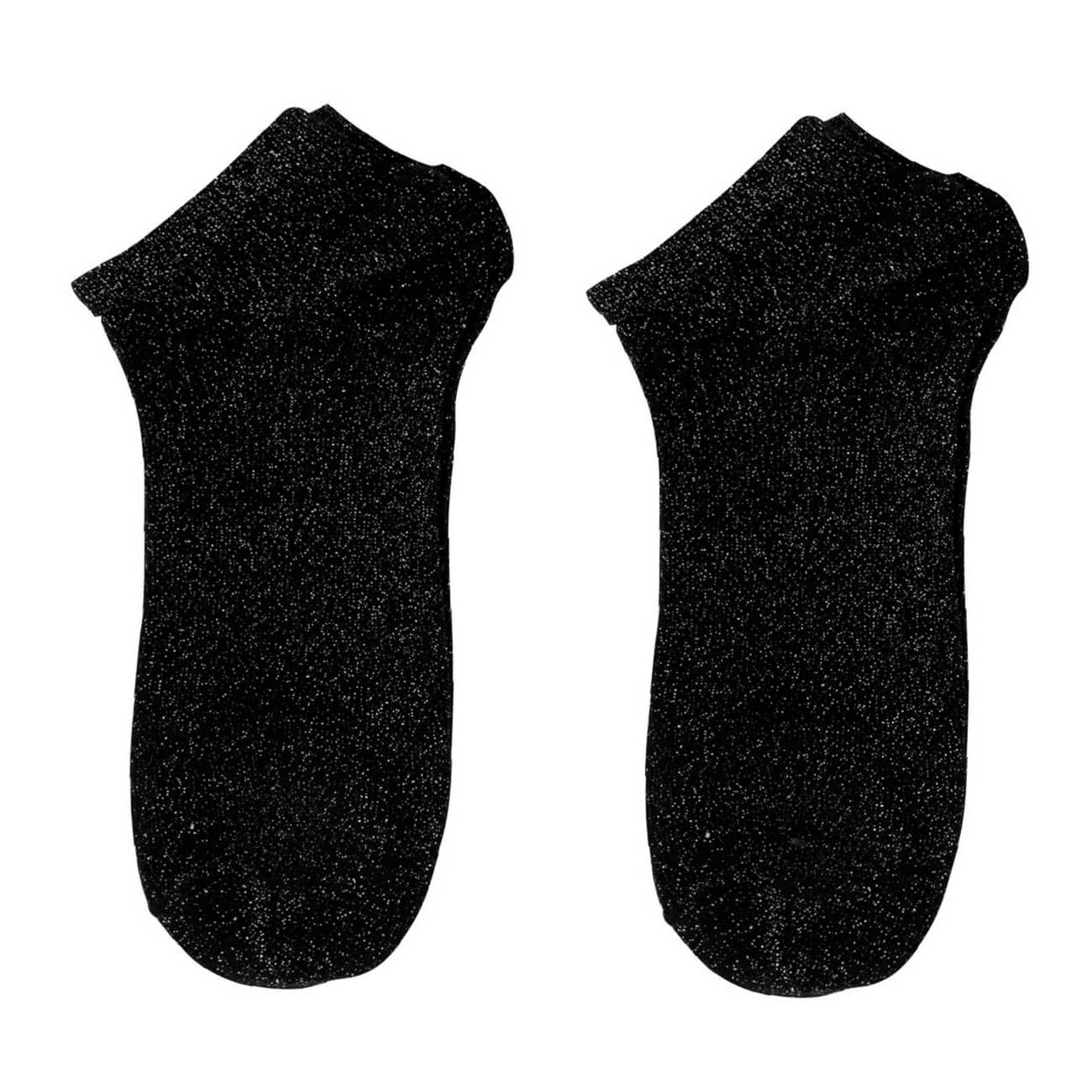 Носки женские, р. 36-38, хлопок/полиэстер, черные, Glint носки женские р 38 41 хлопок полиэстер черные basic