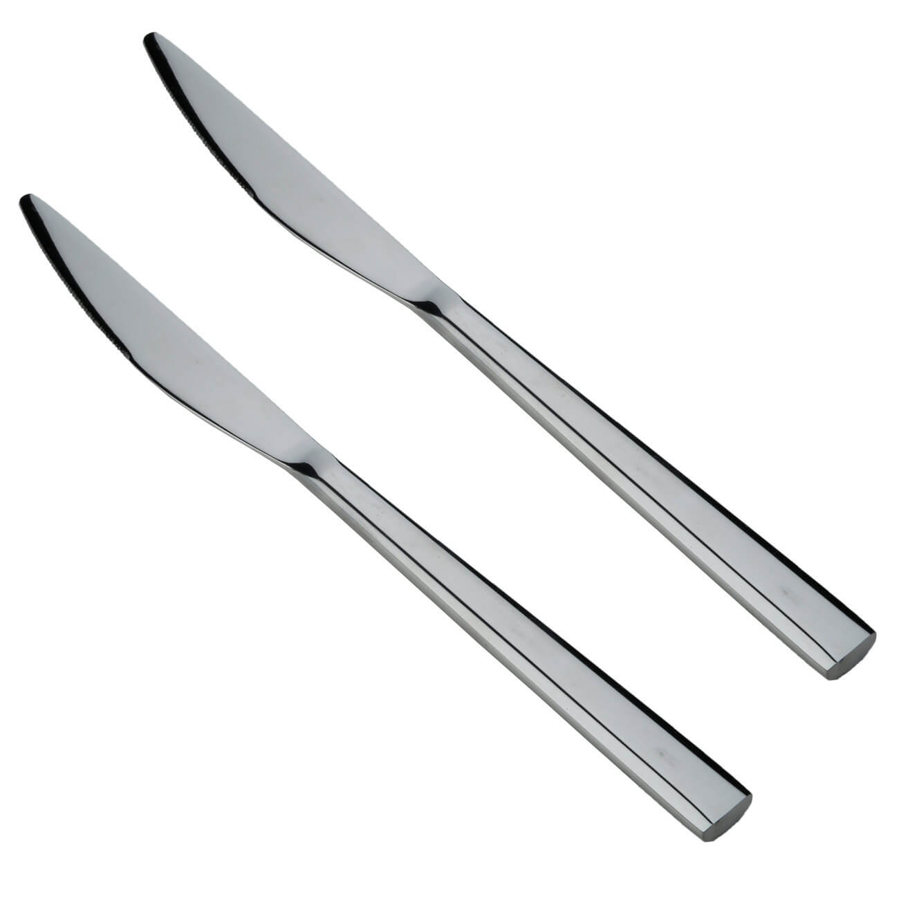 Нож столовый, 2 шт, сталь, Rome кухонная мойка mixline накладная 60х60 с сифоном нержавеющая сталь 0 6мм 4630030631484