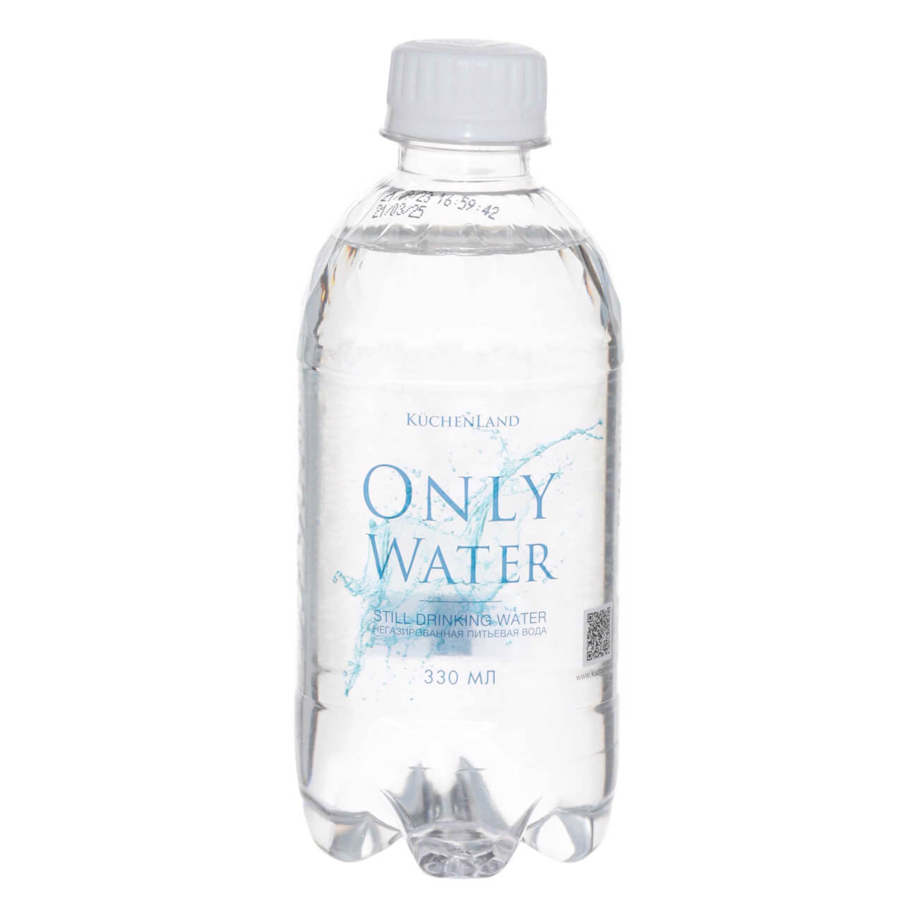 Вода, 330 мл, питьевая, негазированная, в бутылке, Only water система обратного осмоса prio новая вода