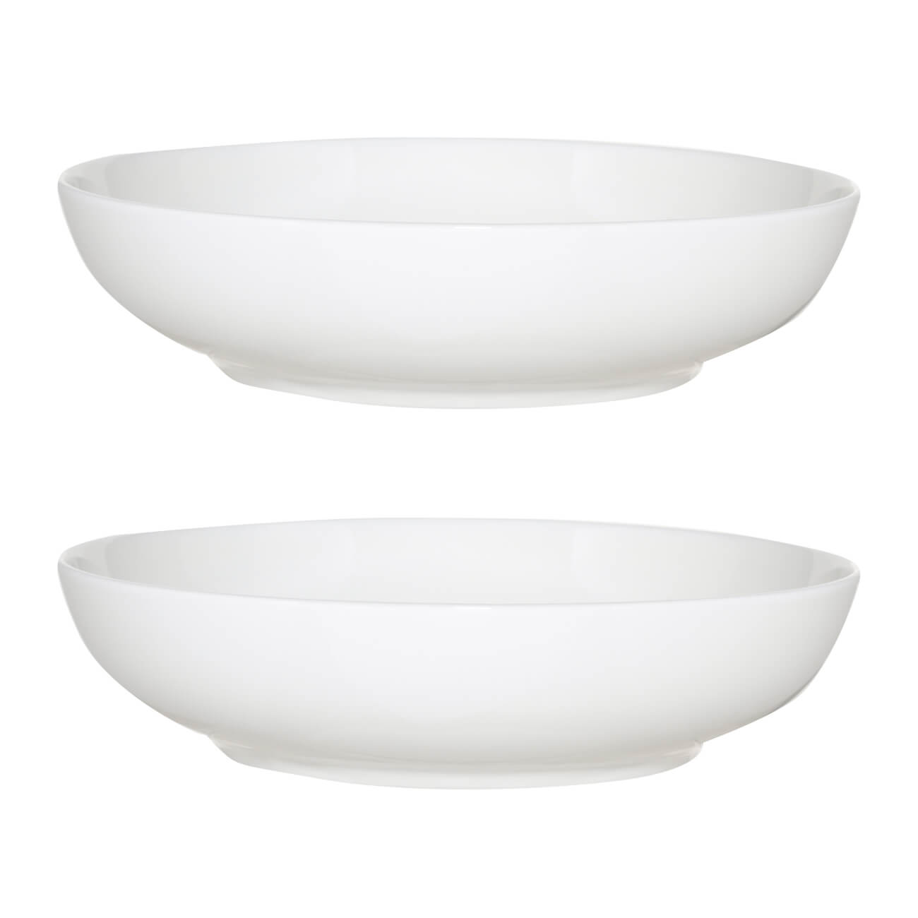 Тарелка суповая, 20х5 см, 2 шт, фарфор F, белая, Ideal white тарелка закусочная 24 см 2 шт фарфор f antarctica