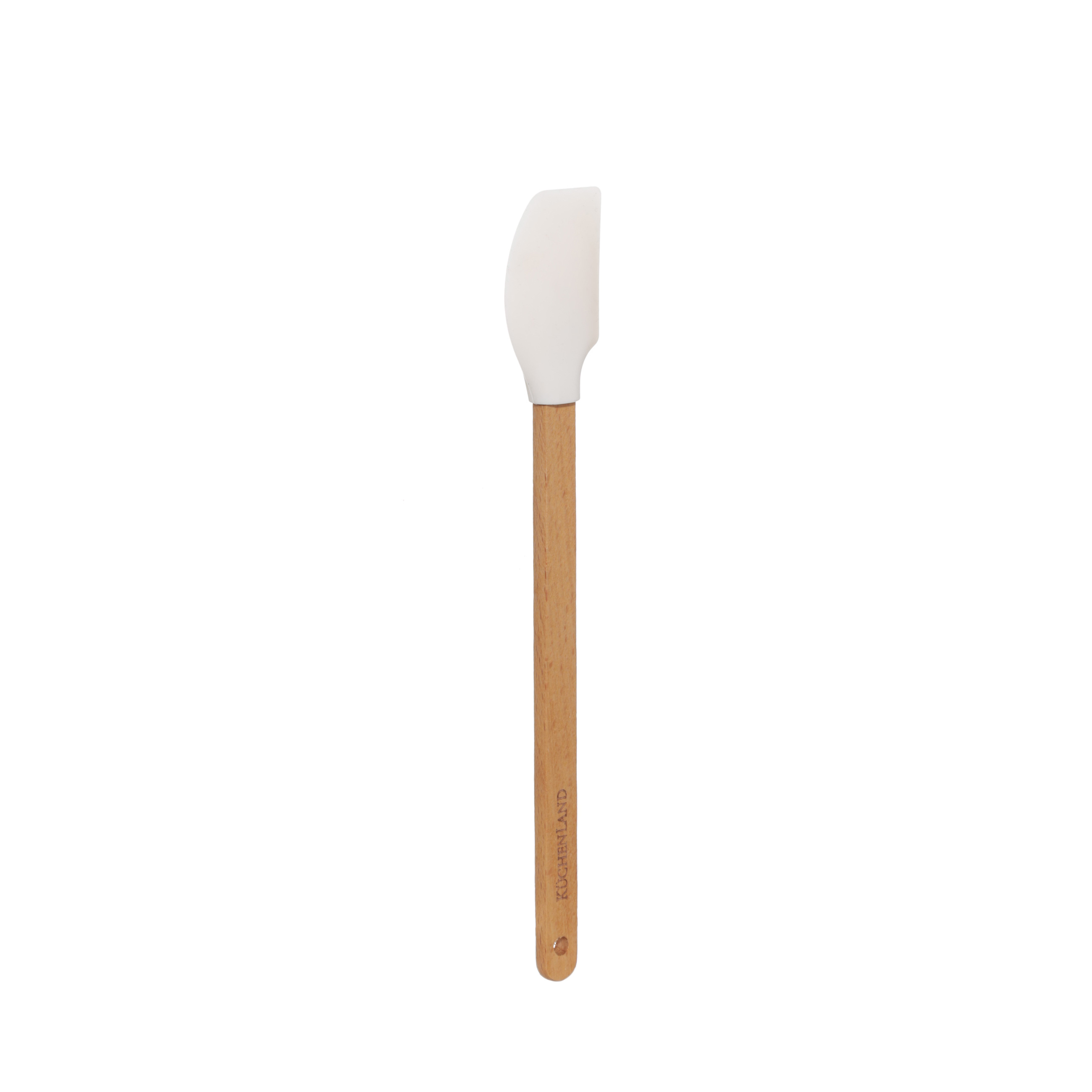Лопатка-шпатель, 2 шт, силикон/дерево, молочная/серо-коричневая, Bakery wood изображение № 3