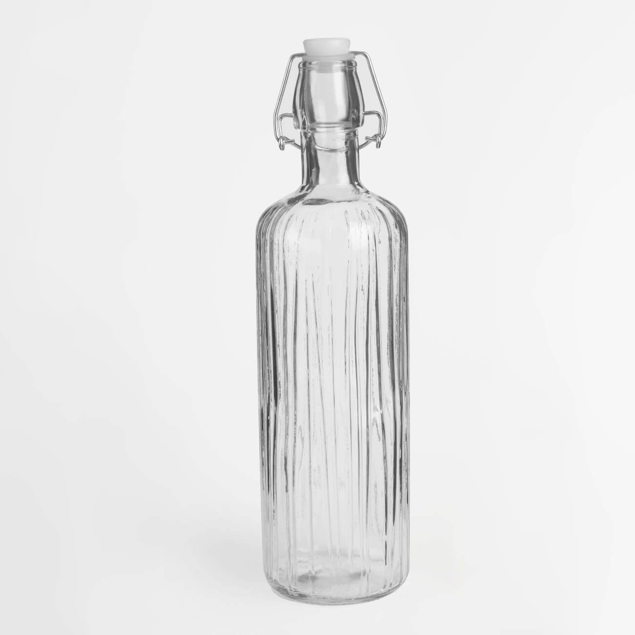 Бутылка для масла или уксуса, 700 мл, с клипсой, стекло Р/металл, Ribby изображение № 1
