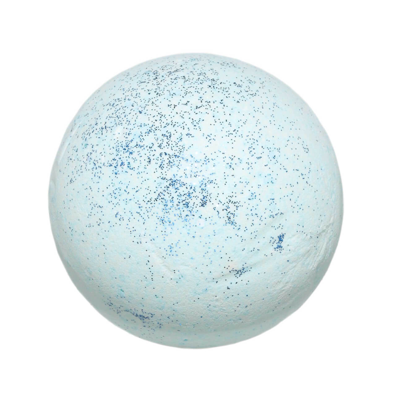 Бомбочка для ванны, 130 гр, с блестками, Ягодный аромат, голубая, Шар, Sparkle body - фото 1