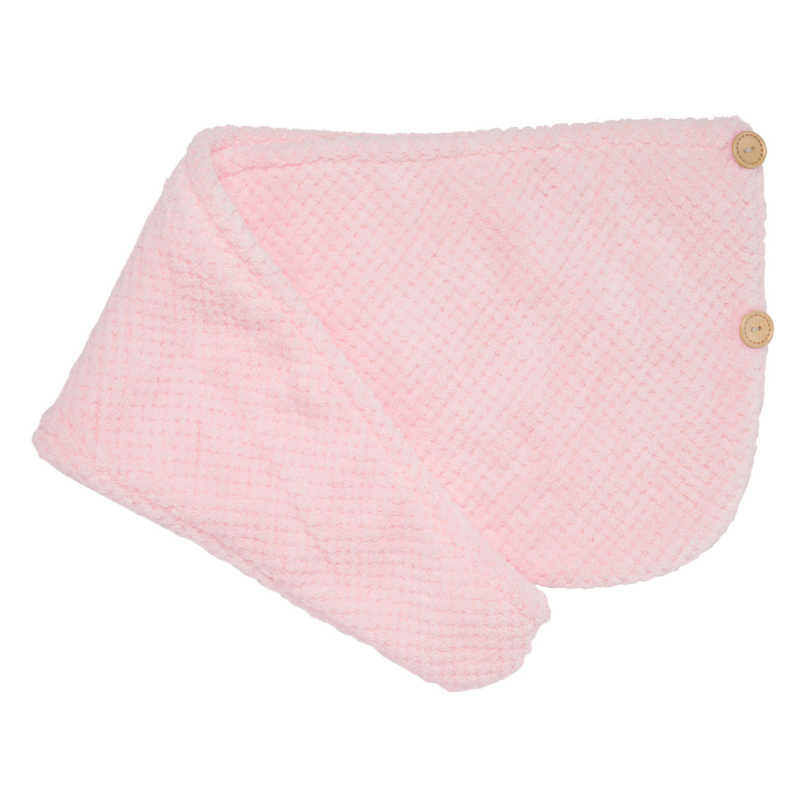 Полотенце-тюрбан для волос, 62х24 см, микроволокно, розовое, Fiber spa изображение № 2
