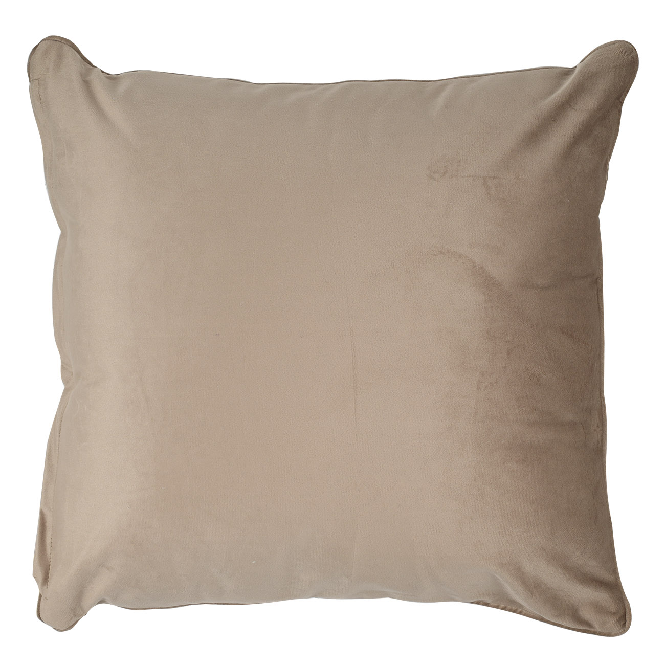 Подушка декоративная, 45х45 см, полиэстер, коричневая, Rock - фото 1