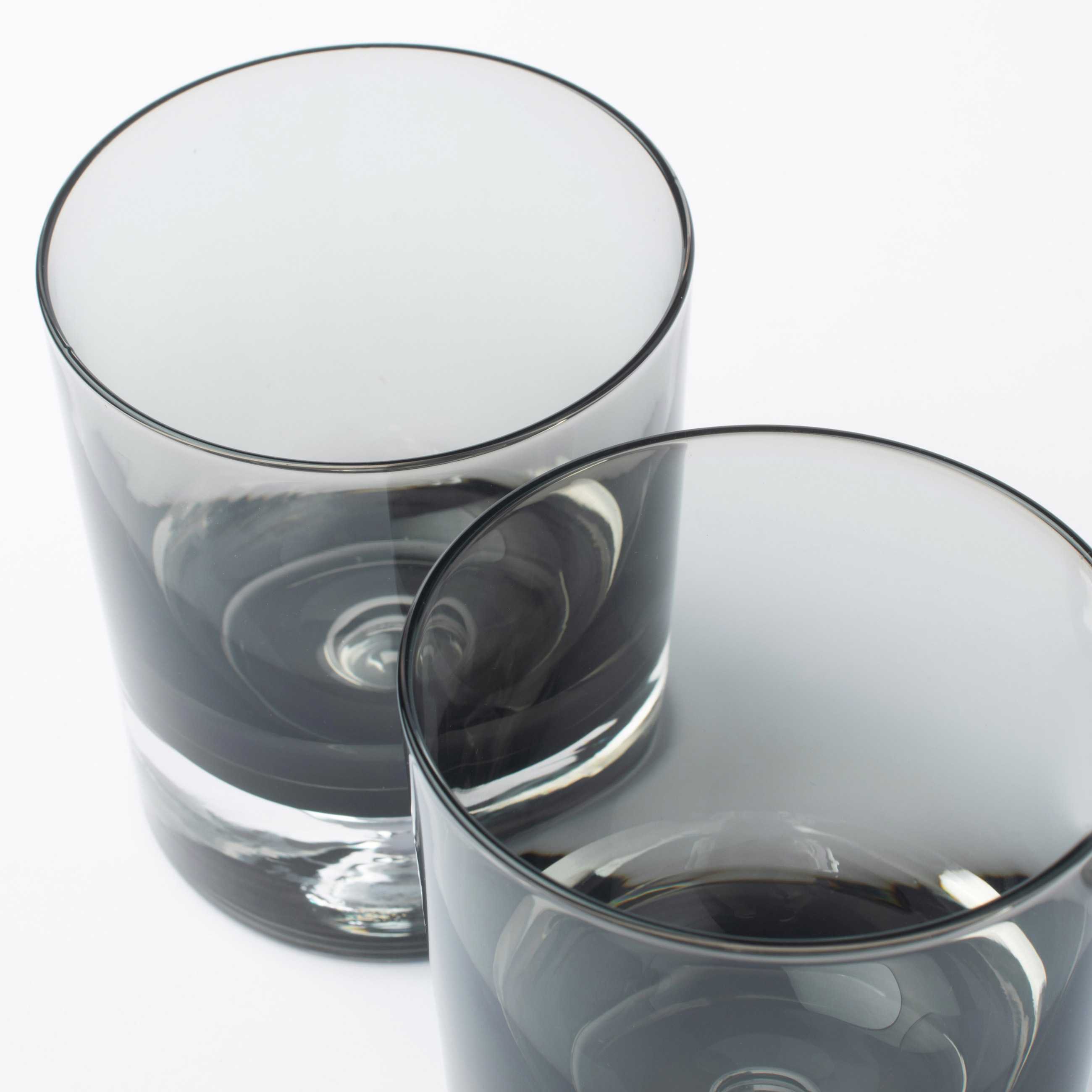 Набор для виски, 2 перс, 3 пр, графин/стаканы, стекло, серый, Flavor изображение № 6