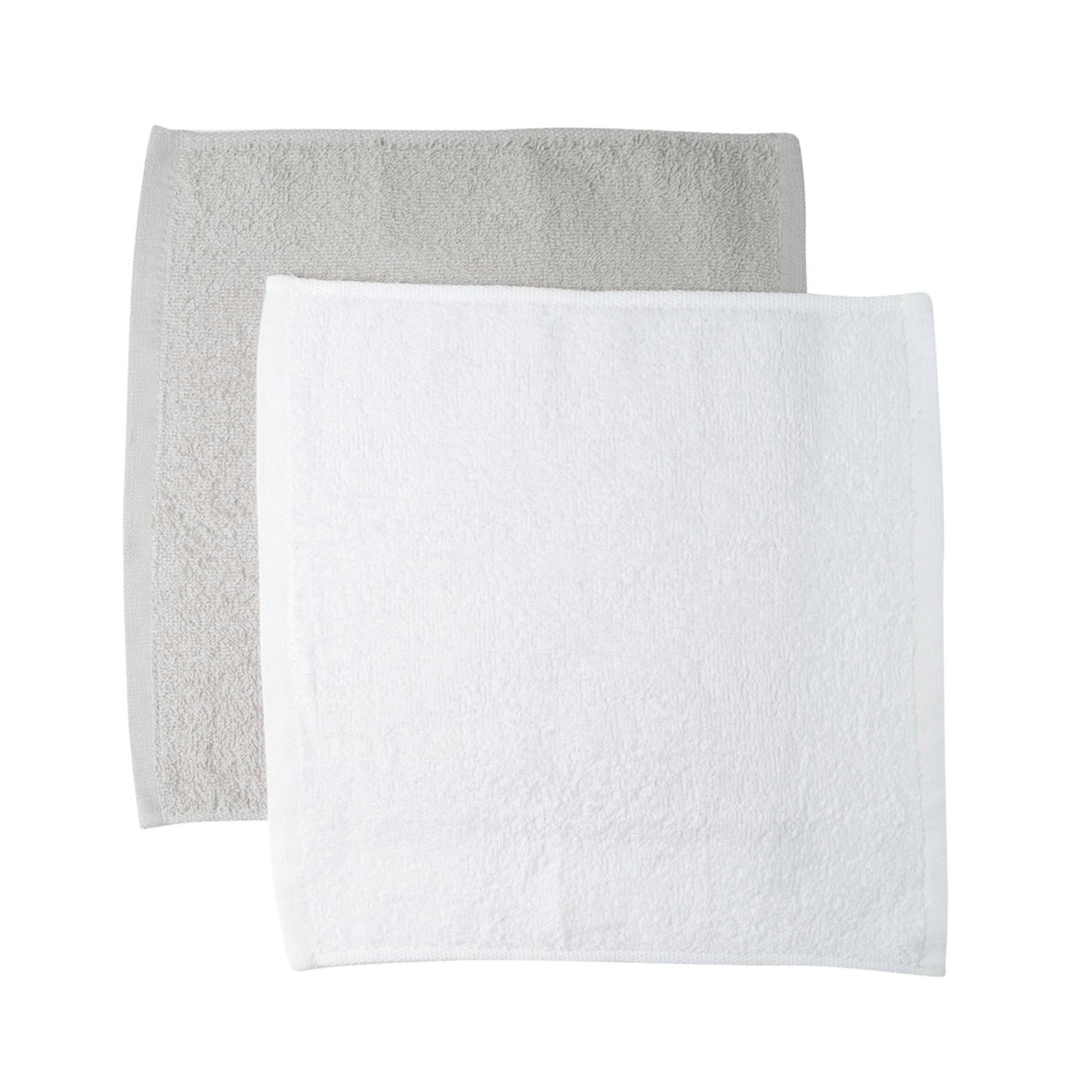 Полотенце, 30х30 см, 4 шт, в корзине, хлопок/целлюлоза, серое/белое, Basket towel изображение № 4