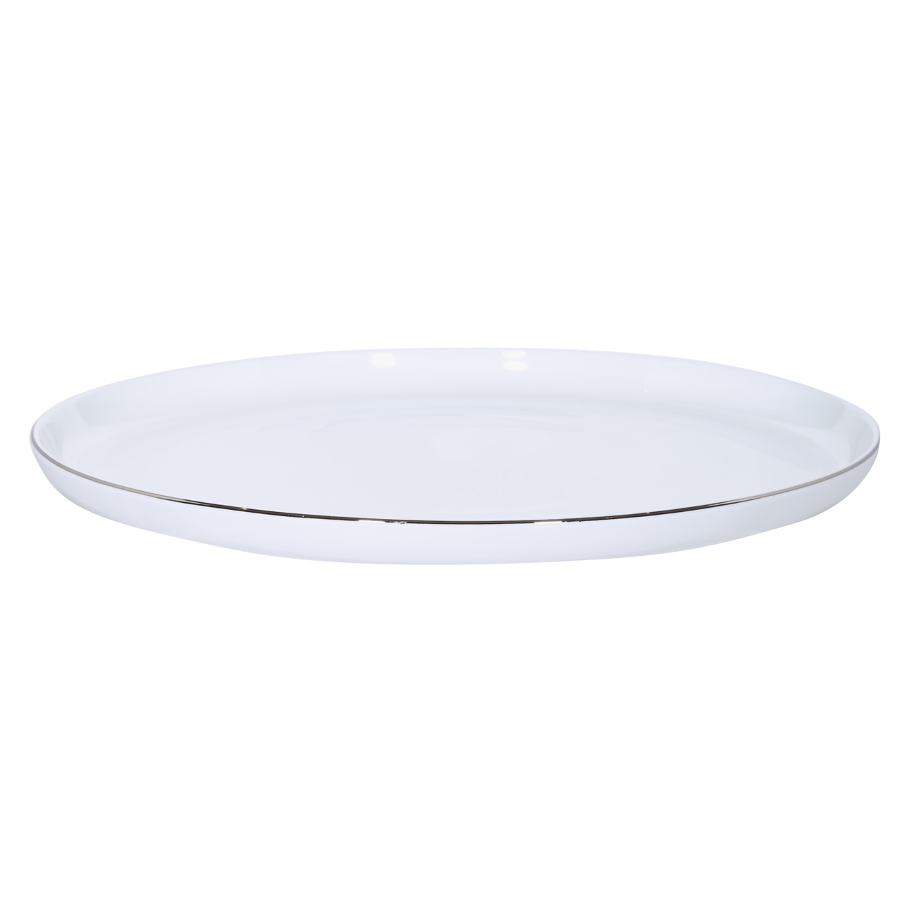 Тарелка обеденная, 26 см, фарфор F, белая, Ideal silver изображение № 2