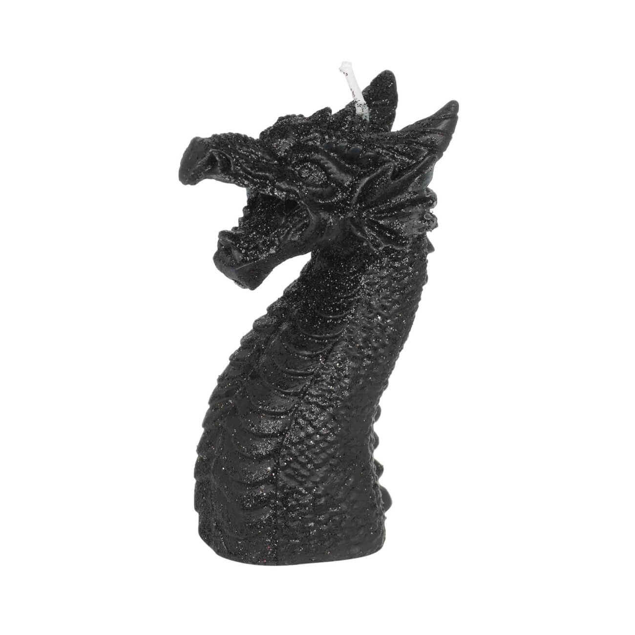 Свеча, 10 см, черная, Дракон, Dragon arrax свеча в гипсе колонна 1 черная 8 см